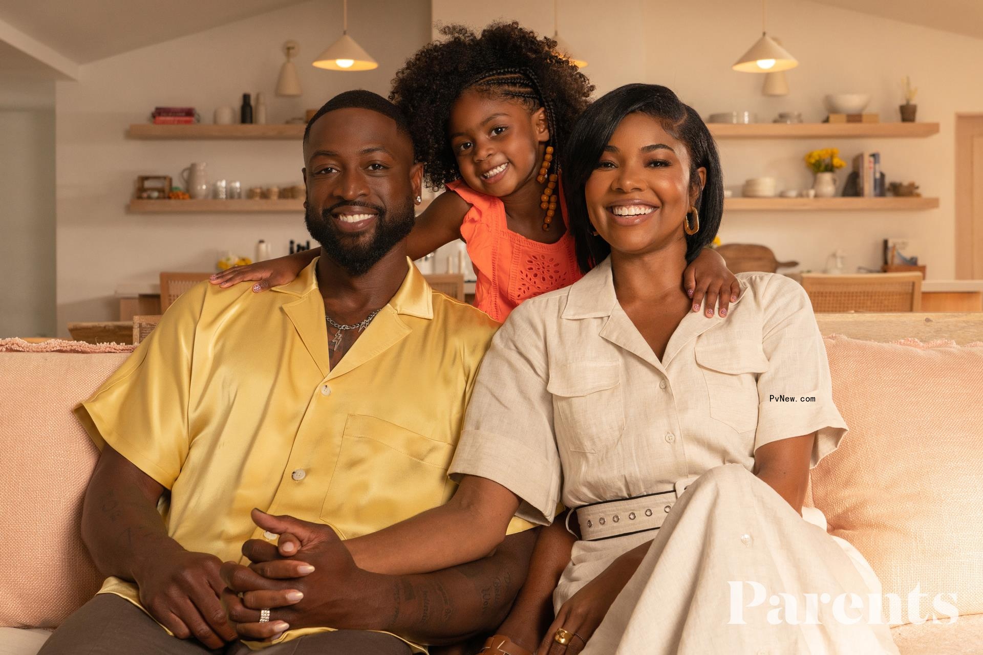 Dwyane Wade, Gabrielle Unio<i></i>n and daughter Kaavia