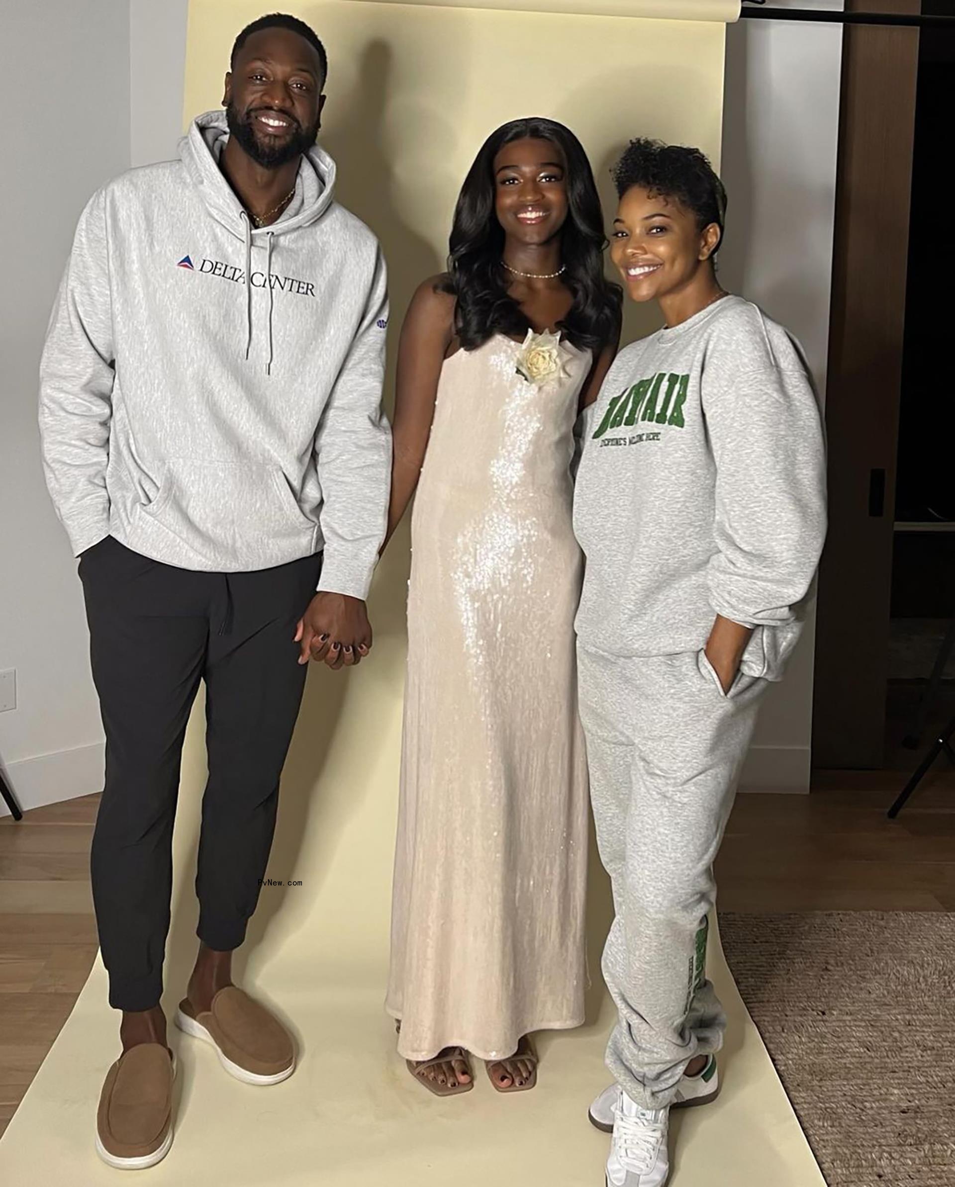 Dwyane Wade, Gabrielle Unio<i></i>n and daughter Zaya