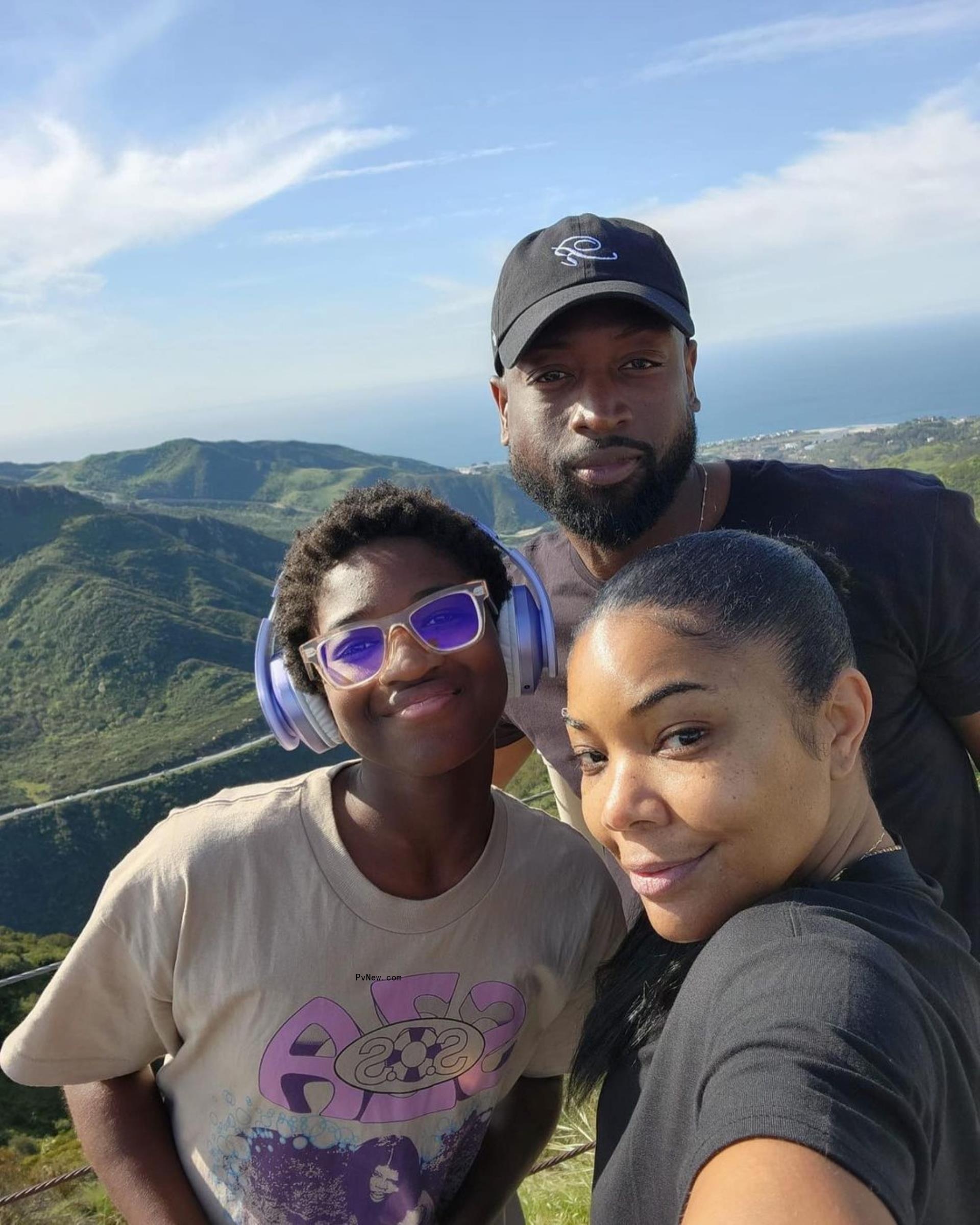 Dwyane Wade, Gabrielle Unio<i></i>n and daughter Zaya