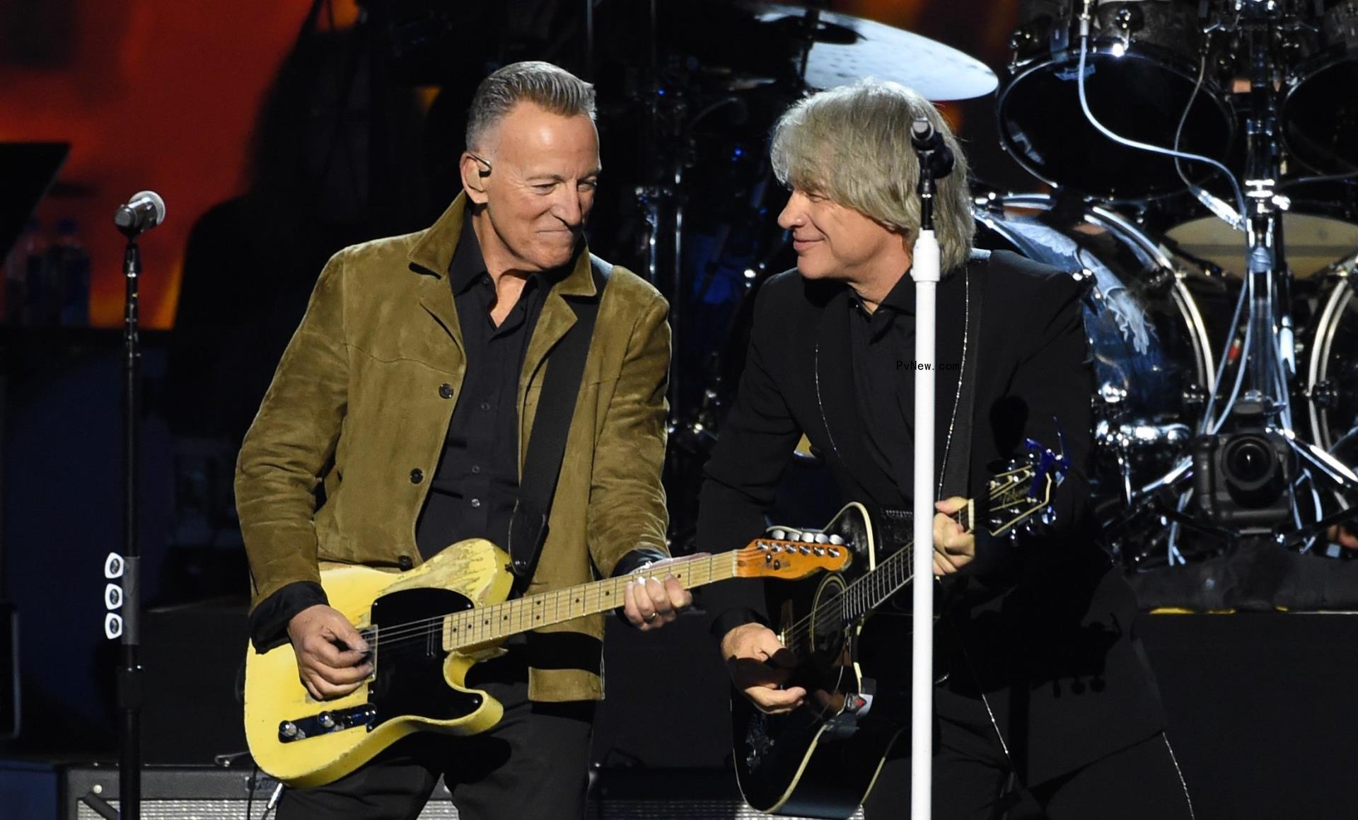 Jon Bon Jovi Duets With Bruce Springsteen at All-Star MusiCares Salute: Who Says You Can’t Go Home to the Promised Land?