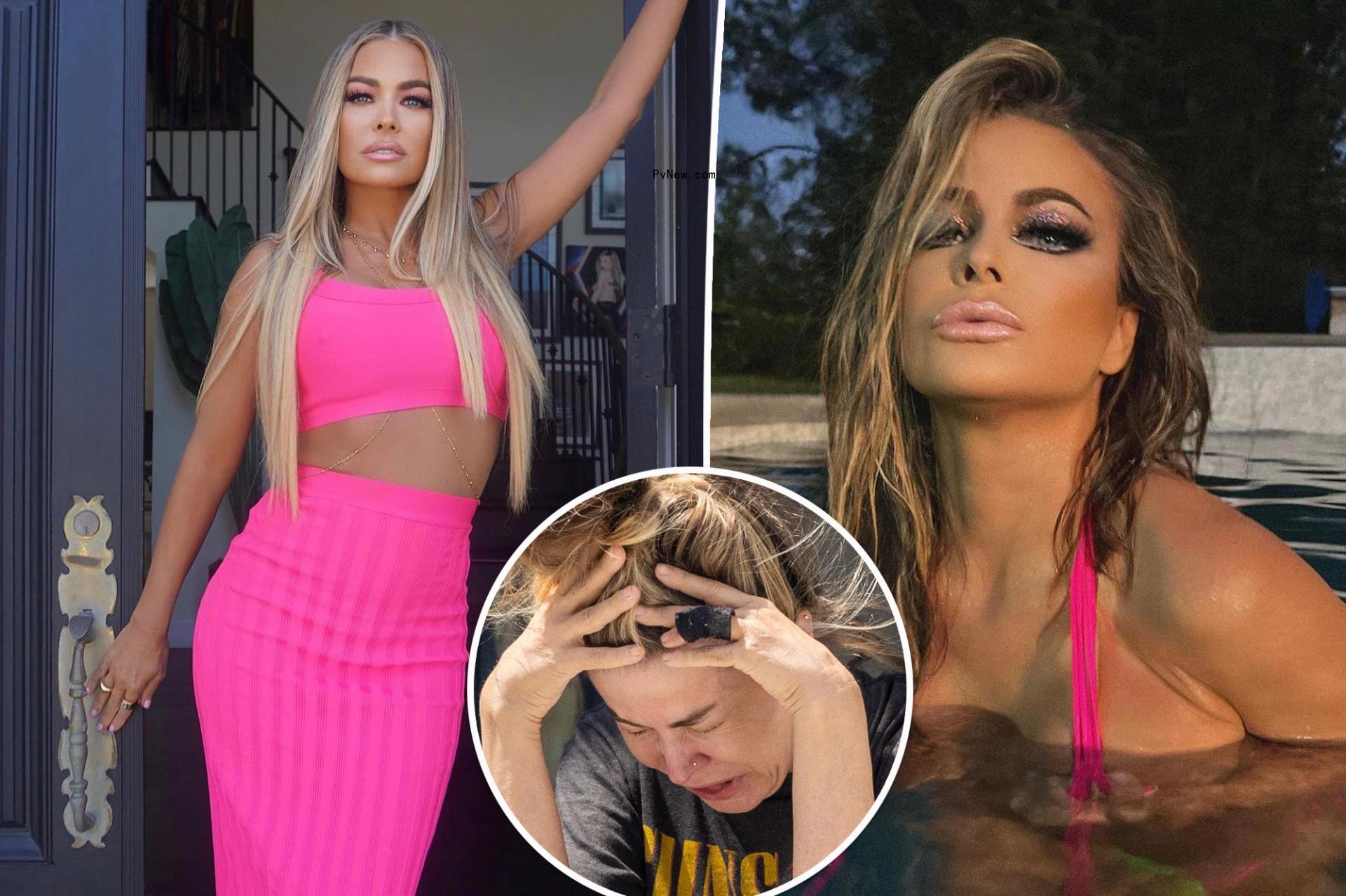 Carmen Electra posts sexy snap from same stoop wher<i></i>e she was spotted sobbing