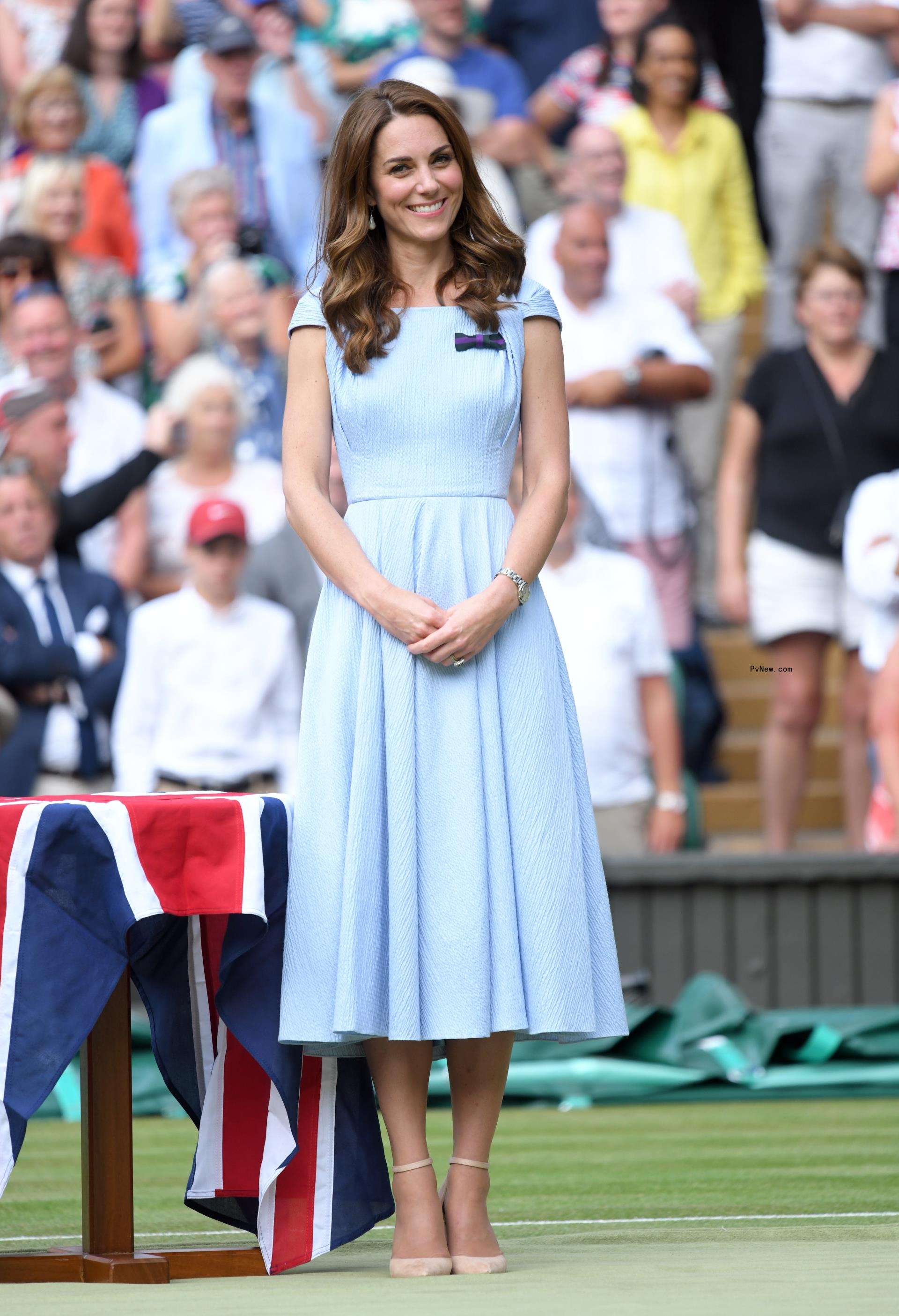 Kate Middleton at Wimbledon in 2019.