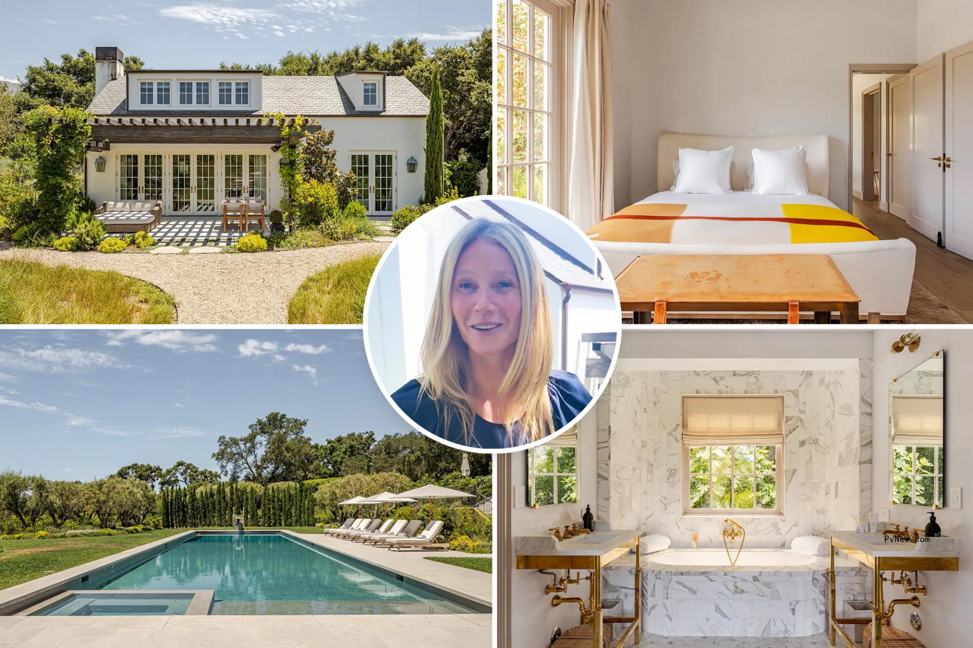 Gwyneth Paltrow lists luxe Mo<i></i>ntecito guesthouse on Airbnb, will have dinner with occupant