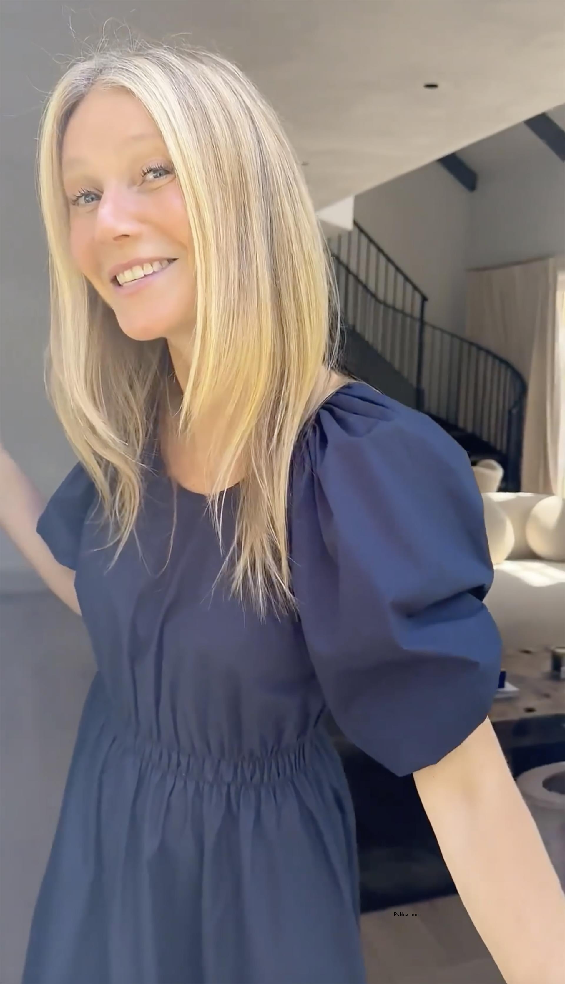 Gwyneth Paltrow in her guest house