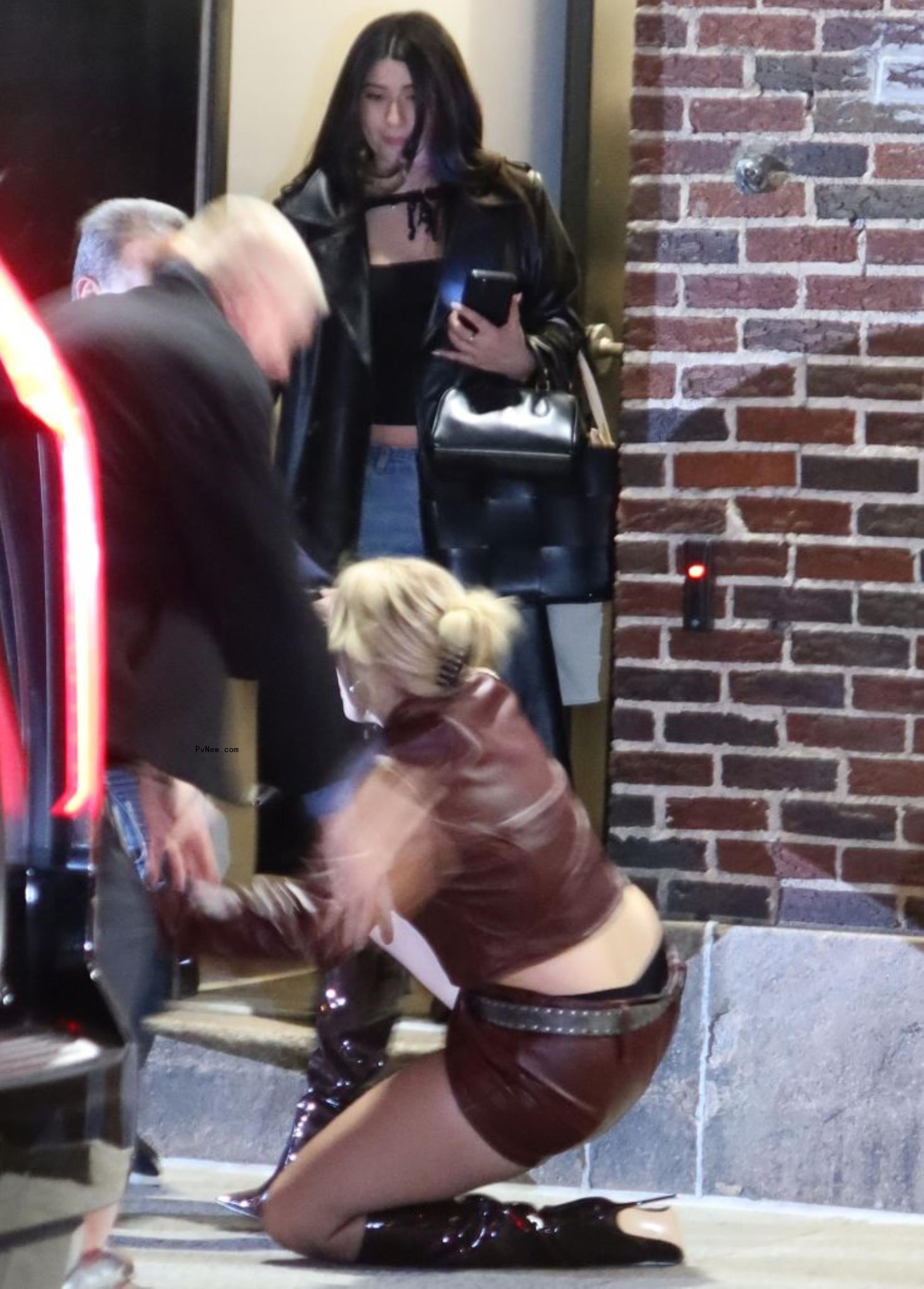 Reneé Rapp falling. 