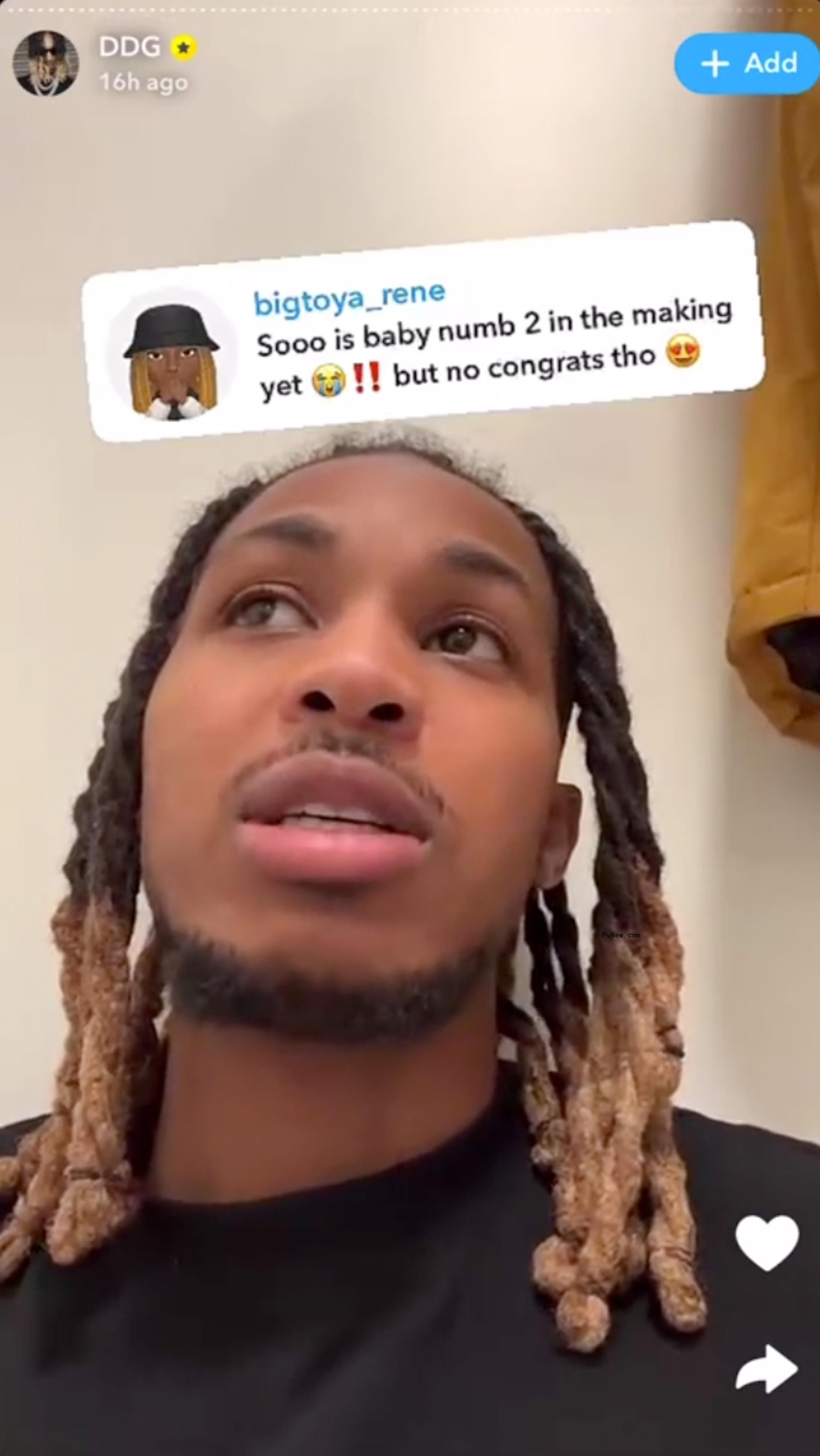 DDG on snapchat.