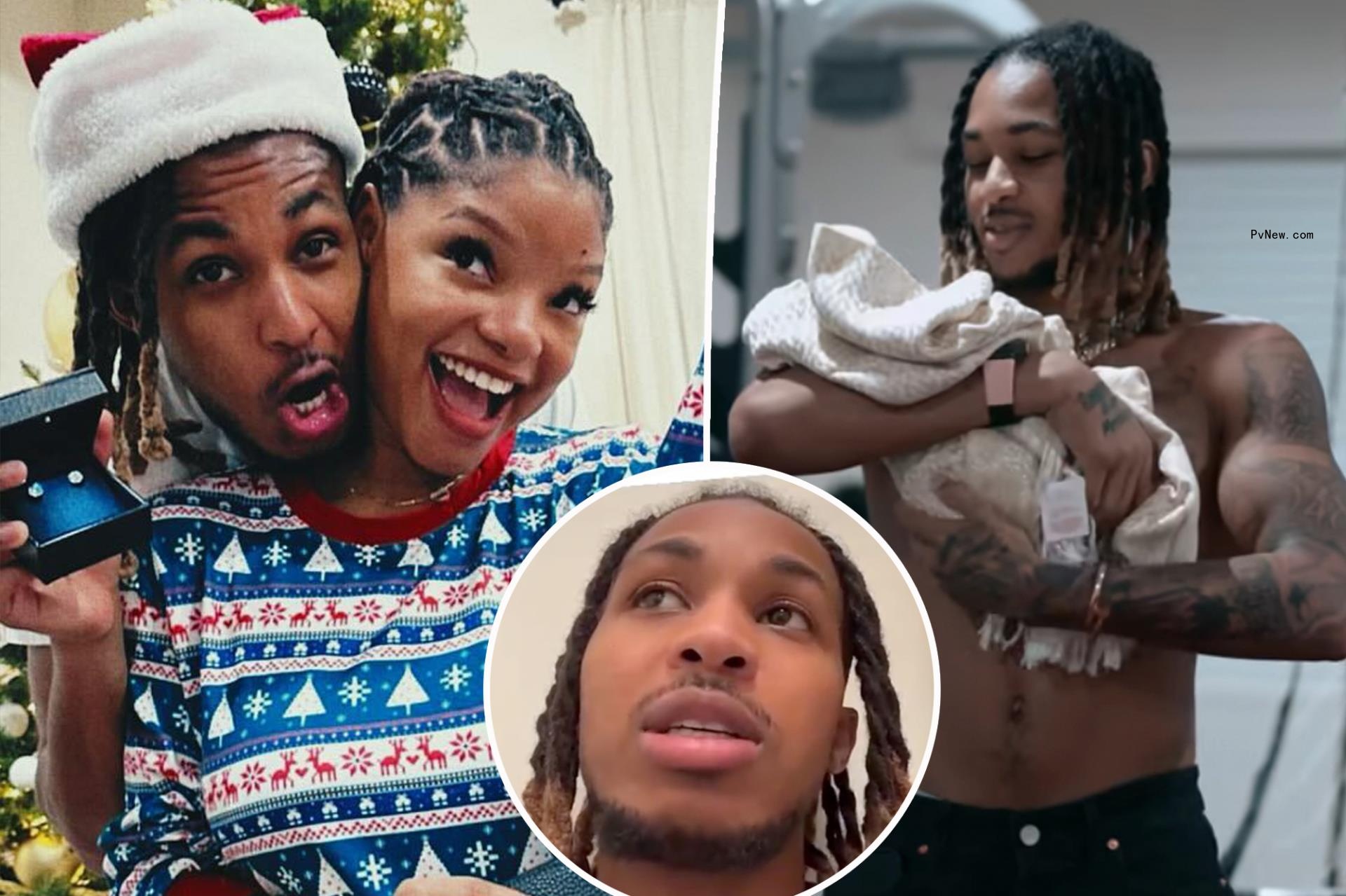 Halle Bailey’s boyfriend, DDG, hints at newborn son’s birthday when asked a<i></i>bout baby No. 2