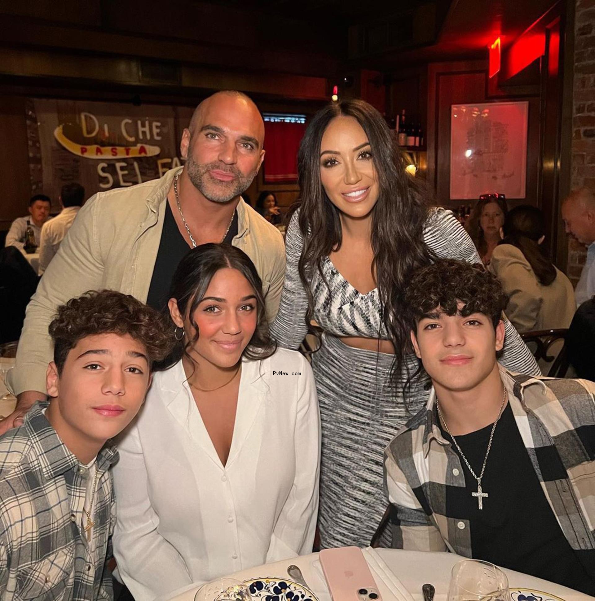 Melissa and Joe Gorgoa posing with kids Joey, Anto<i></i>nia and Gino