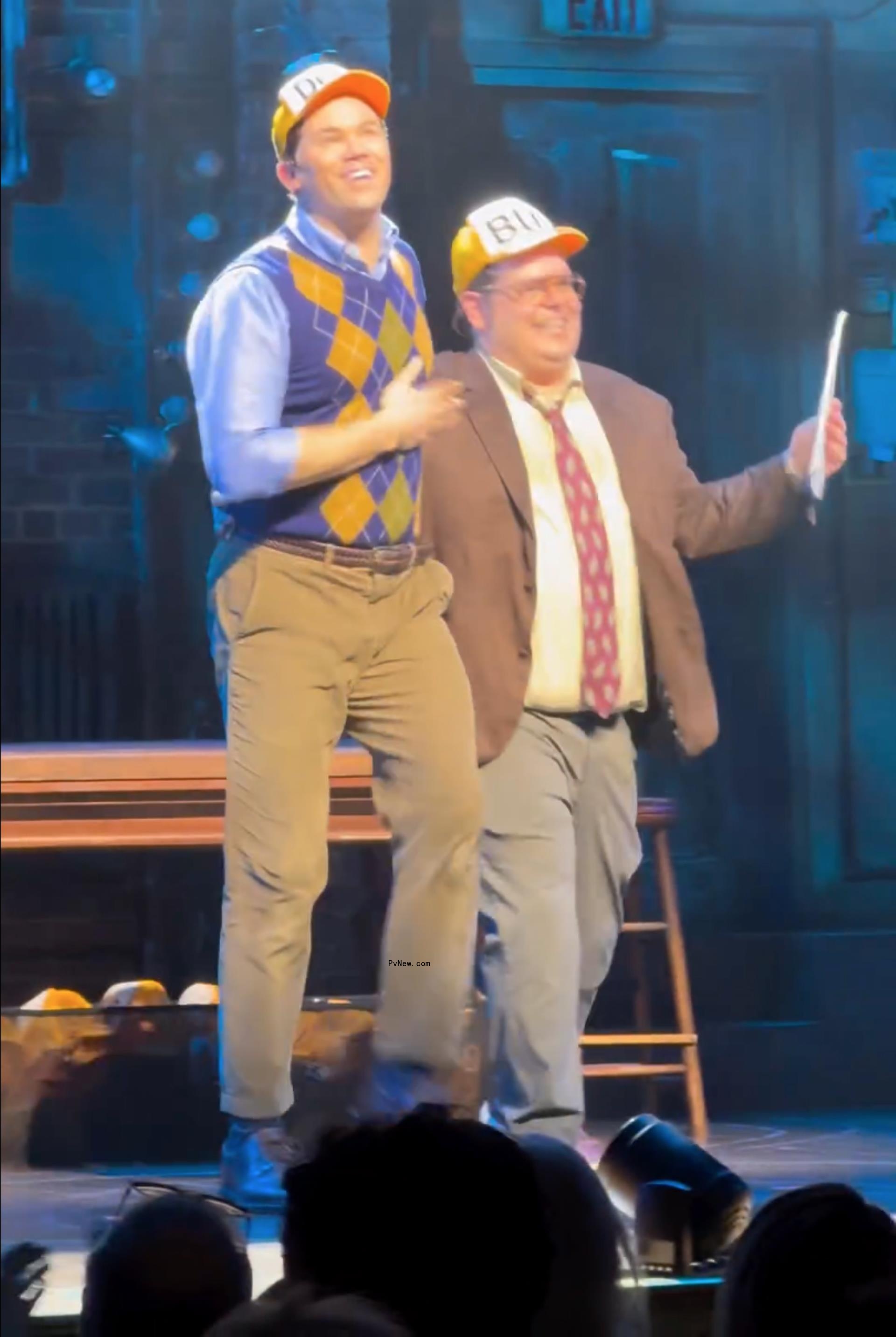 Josh Gad and Andrew Rannells in 