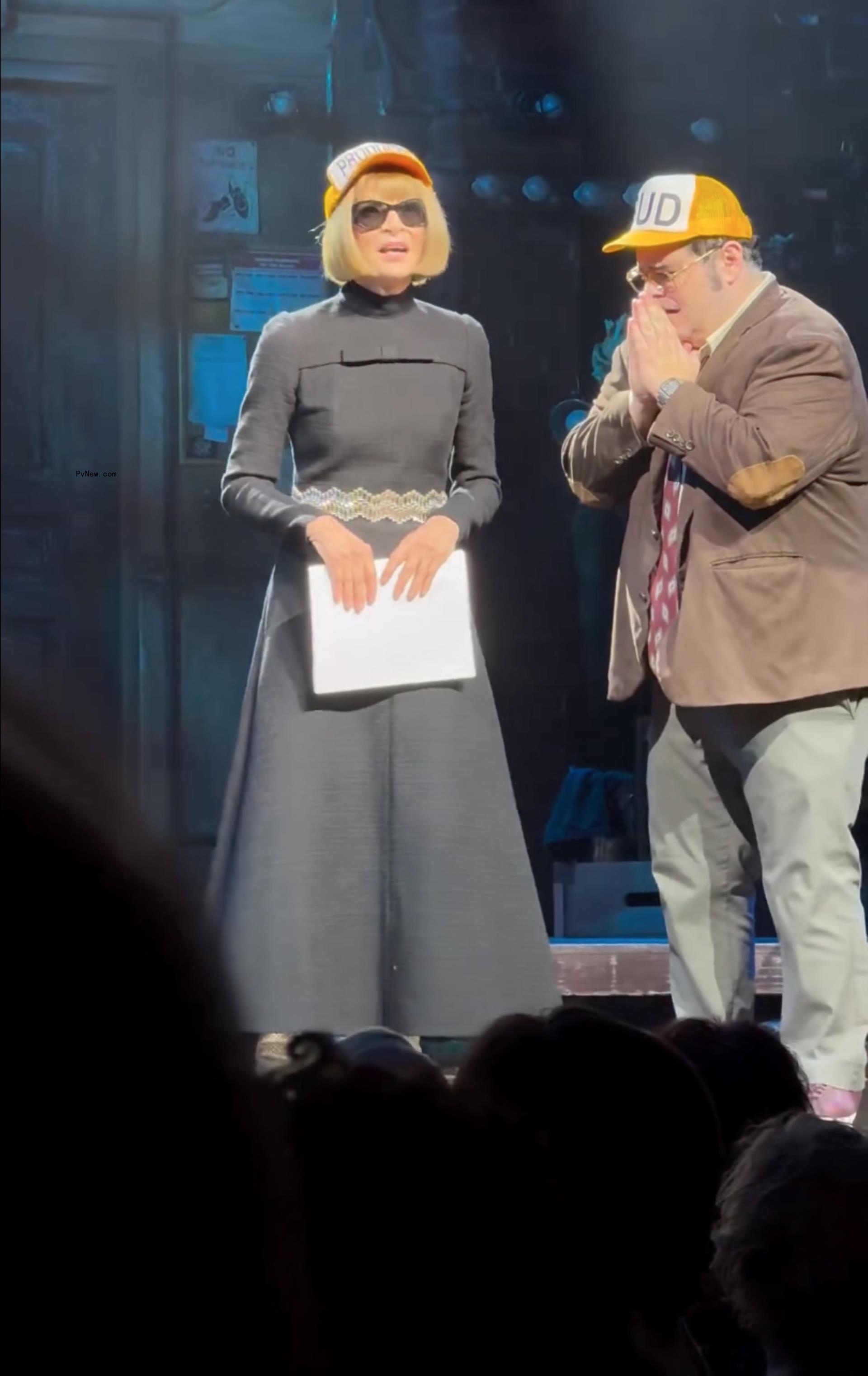 Anna Wintour and Josh Gad at 