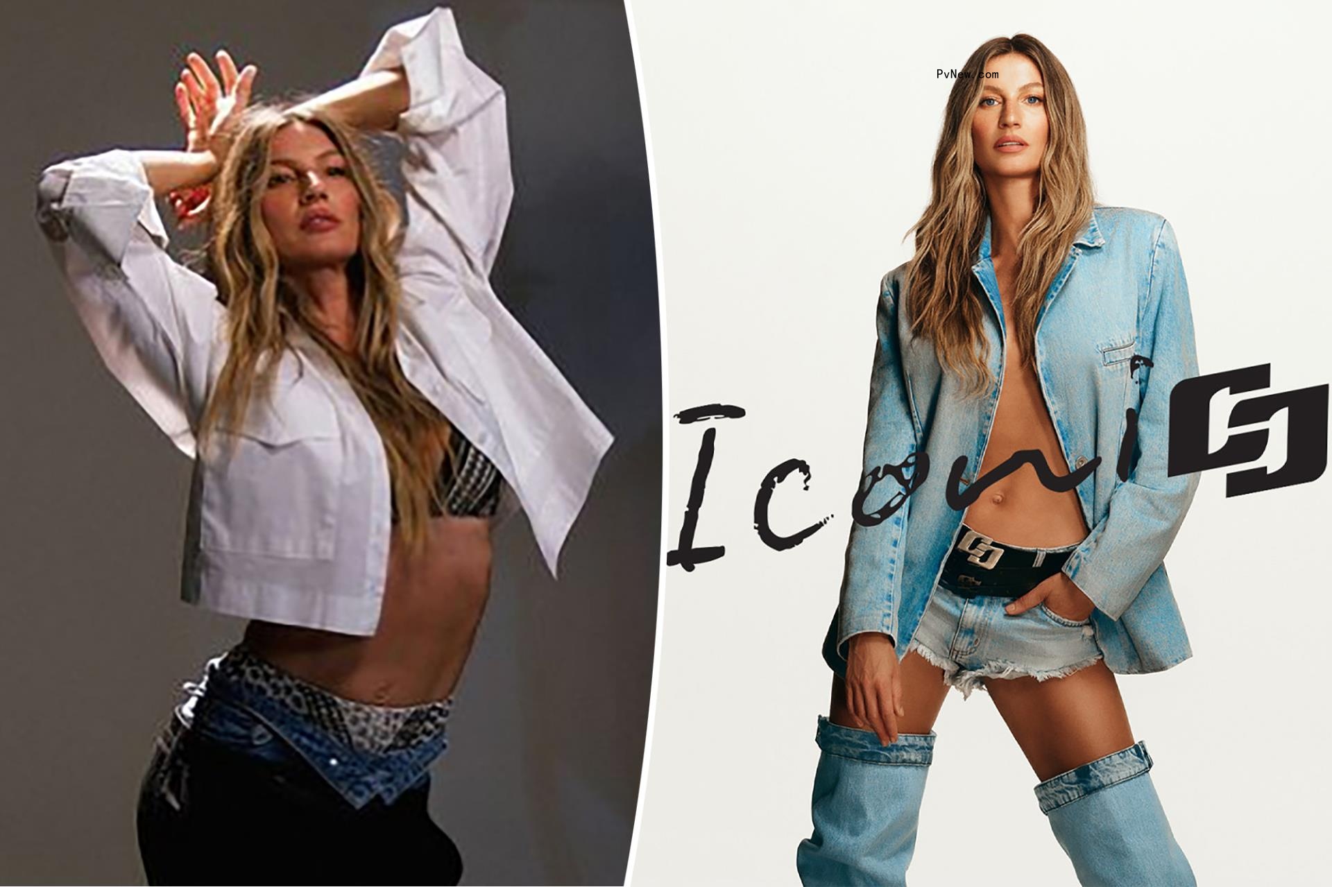 Gisele Bündchen bares her amazing abs in ‘iconic’ new fashion campaign