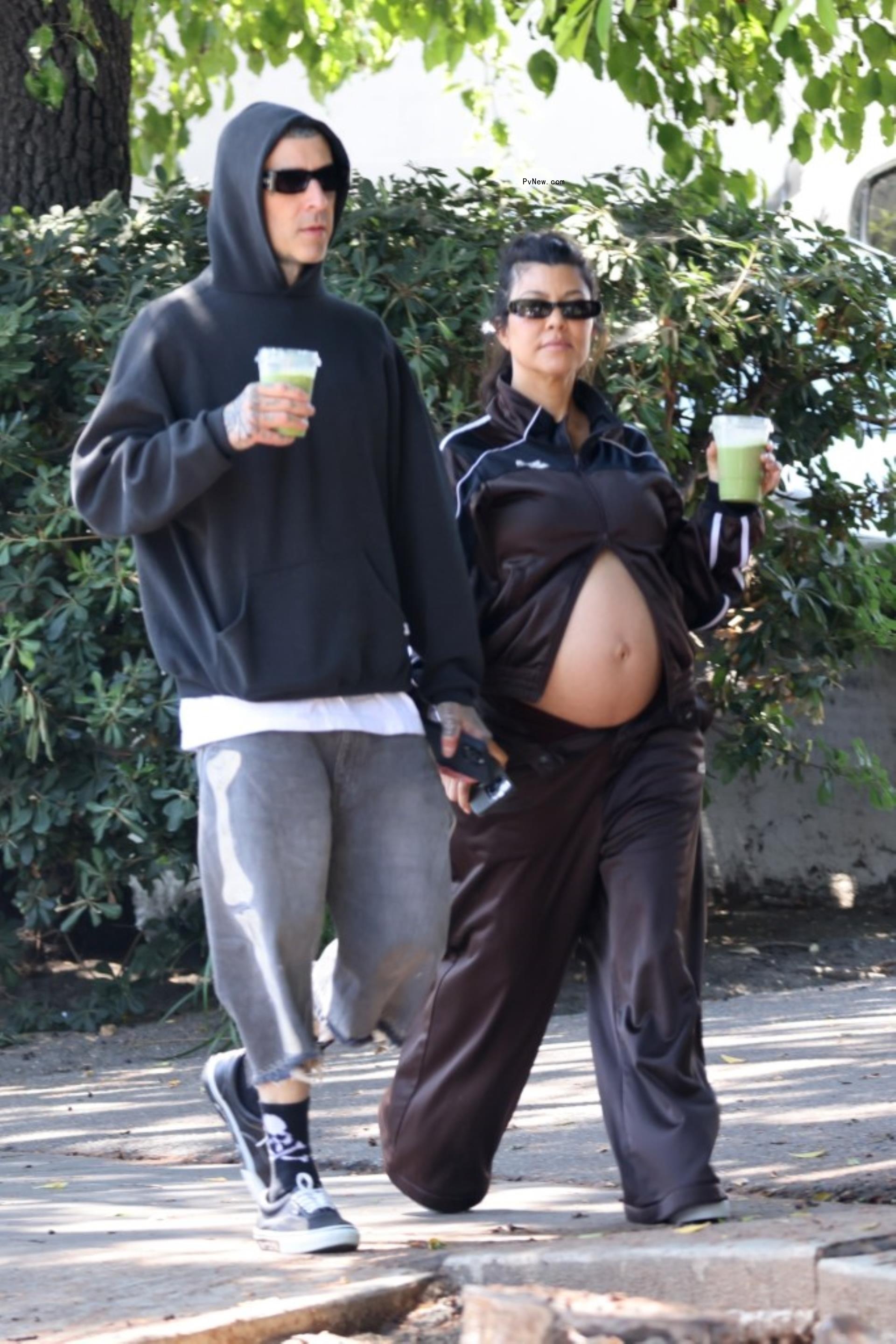 Kourtney Kardashian and Travis Barker