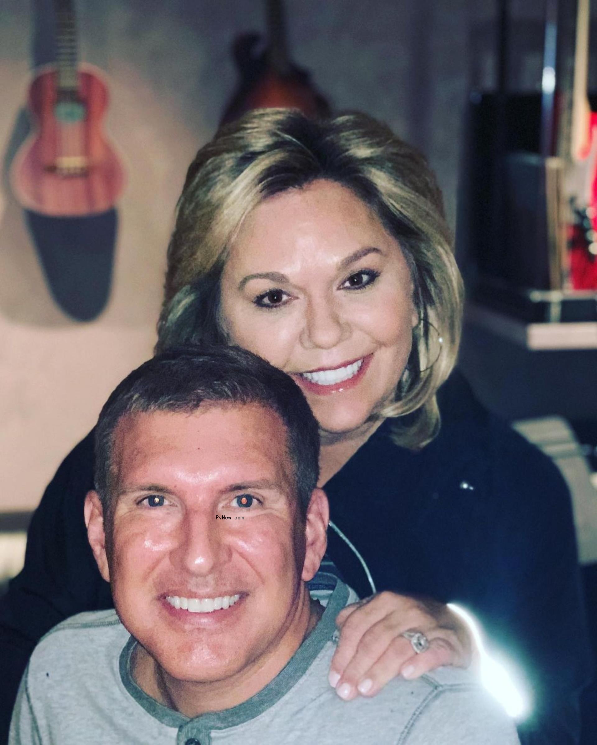 A selfie of Todd and Julie Chrisley