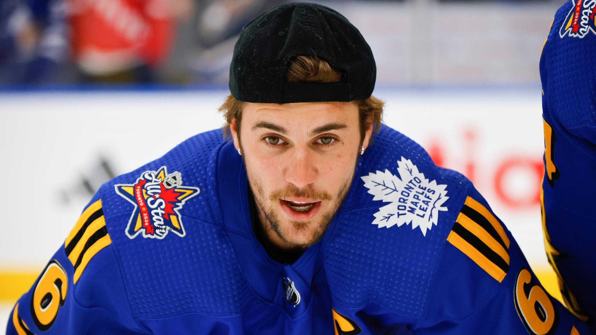 Justin Bieber, Tate McRae, Michael Buble Co-Captain Teams — and Two Perform — During NHL All-Star Weekend