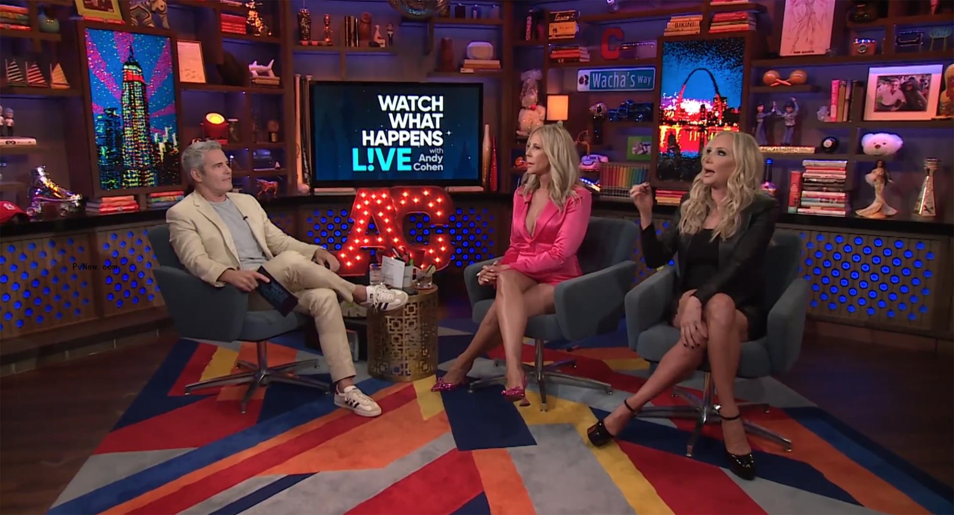 Andy Cohen, Vicki Gunvalson and Shannon Beador