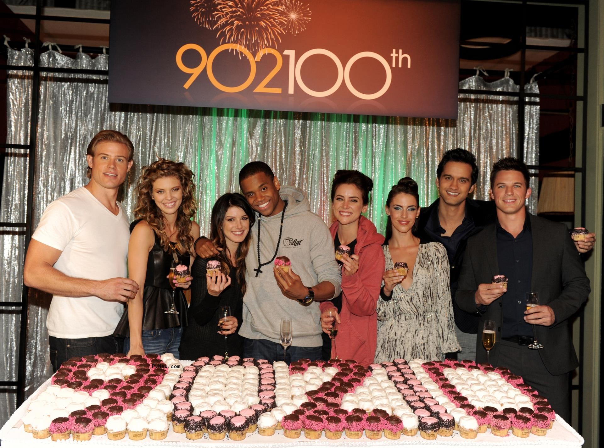 Trevor Donovan, AnnaLynne McCord, Shenae Grimes, Tristan Wilds, Jessica Stroup, Jessica Lowndes, Michael Steger and Matt Lanter