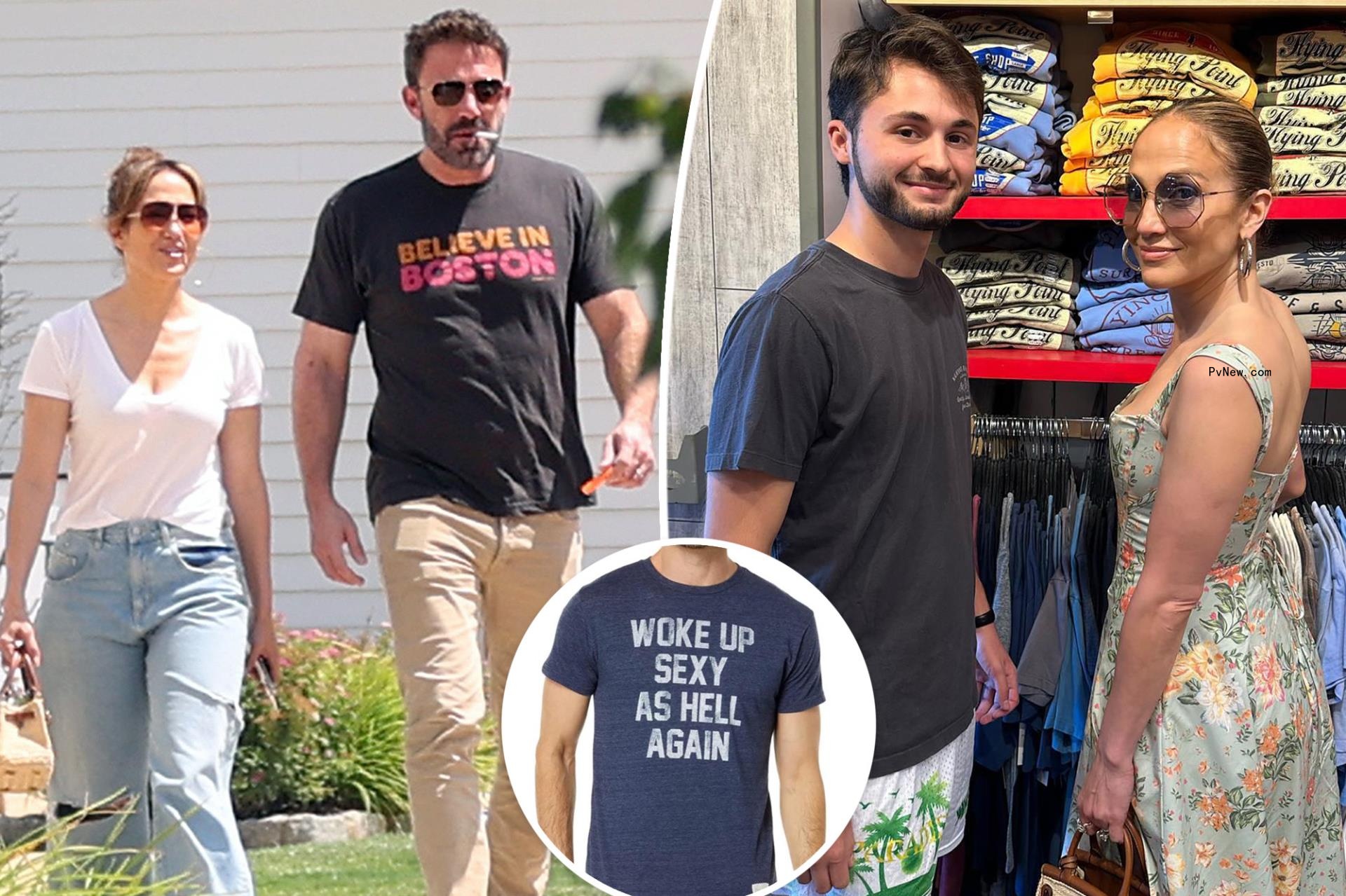 Jennifer Lopez buys Ben Affleck ‘sexy as hell’ T-shirt in ritzy Hamptons neighborhood