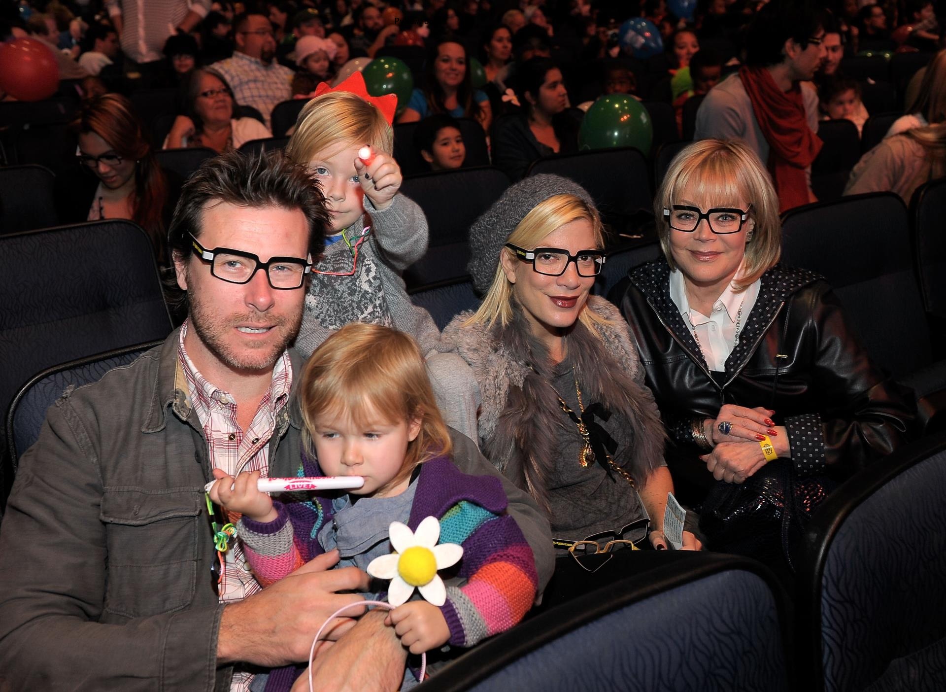 Dean McDermott, Tori Spelling and Candy Spelling