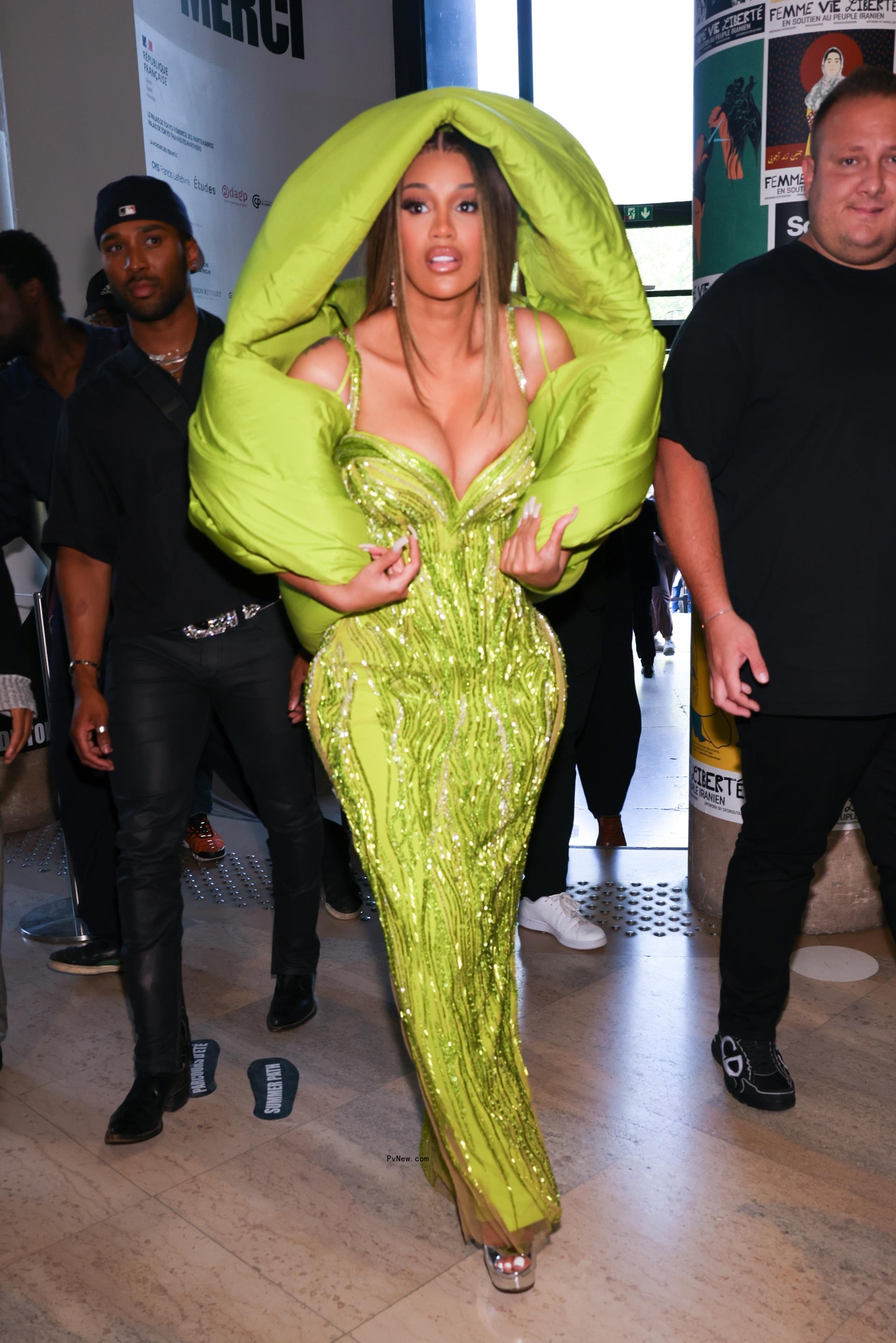 Cardi B in Paris.