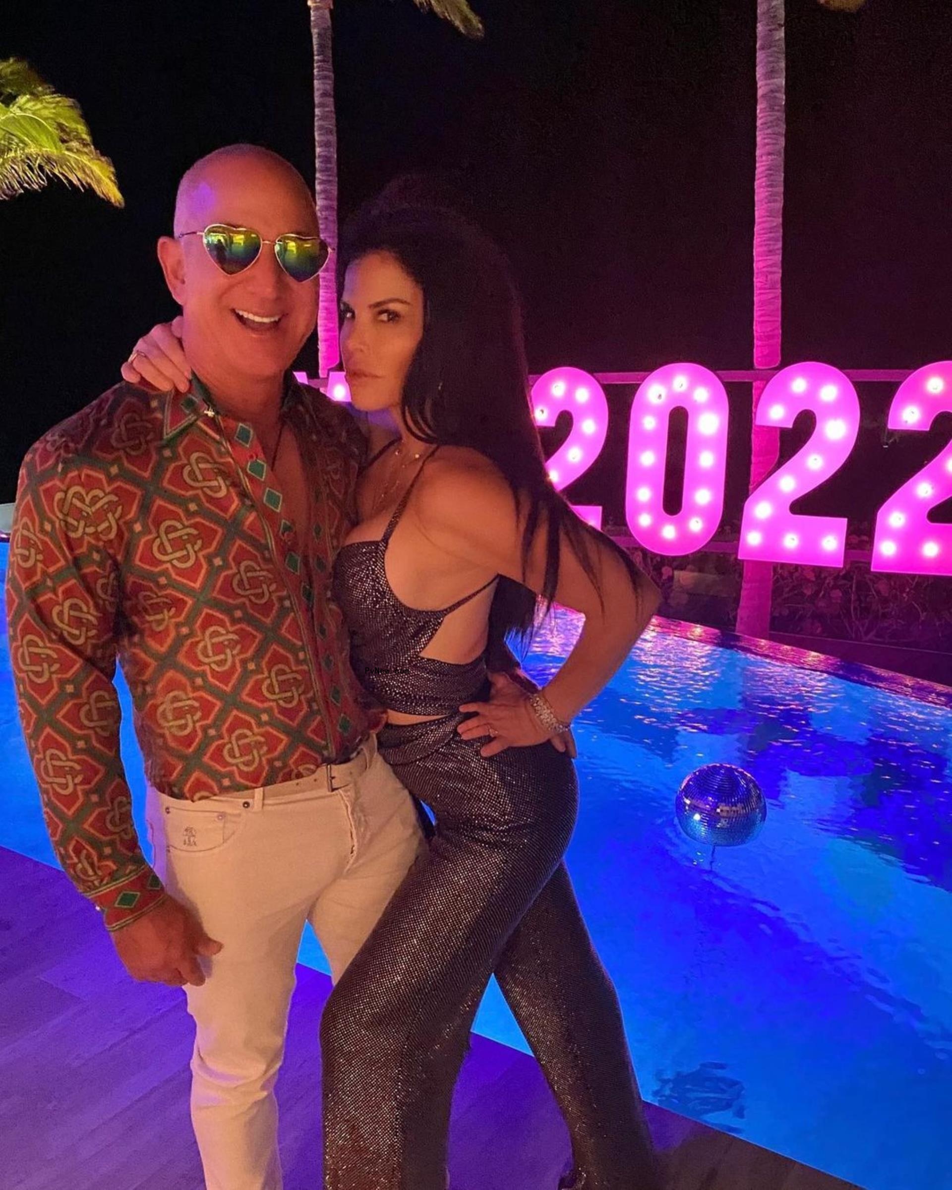 Jeff Bezos and Lauren Sánchez.