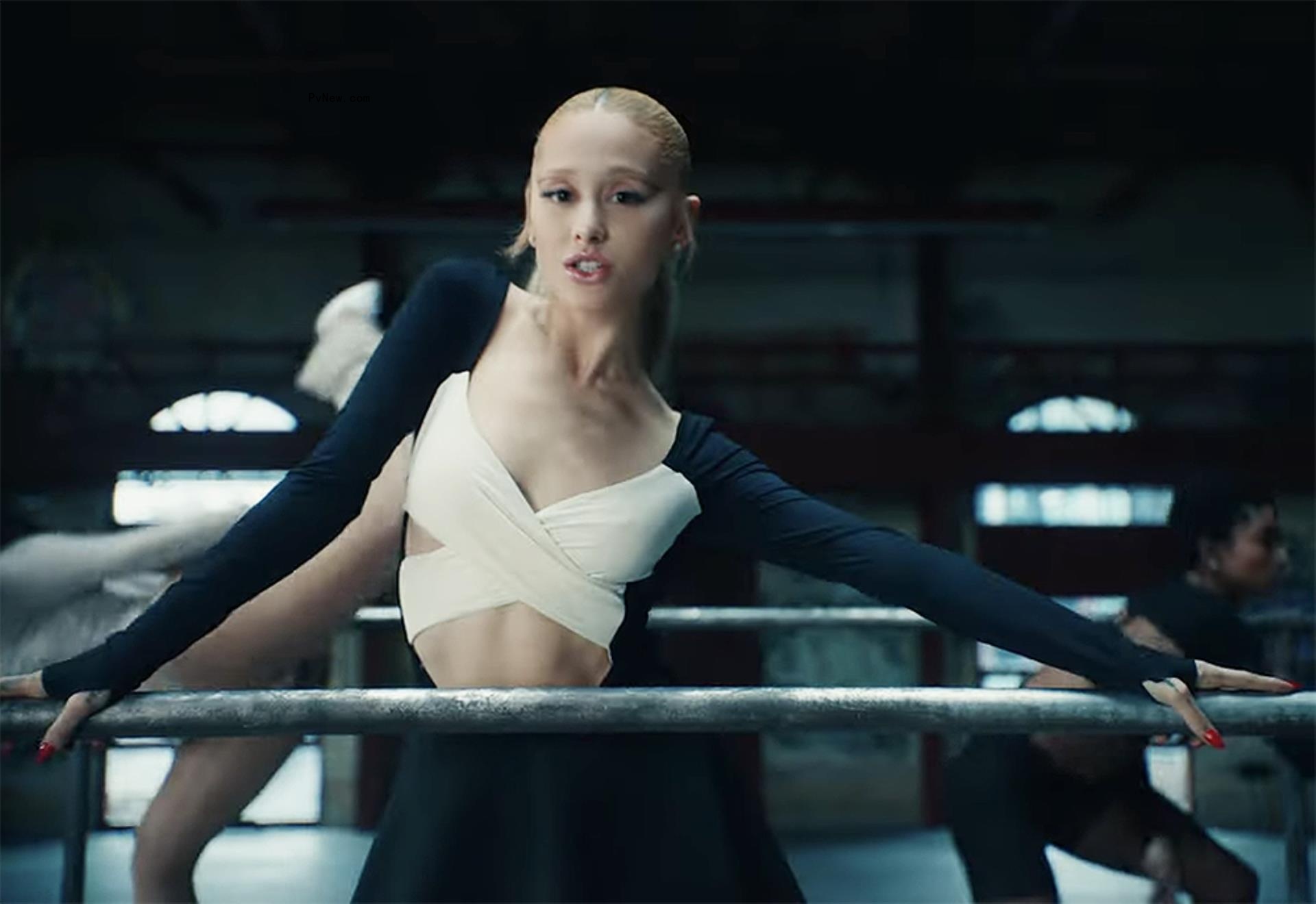 Ariana Grande in her new music video.