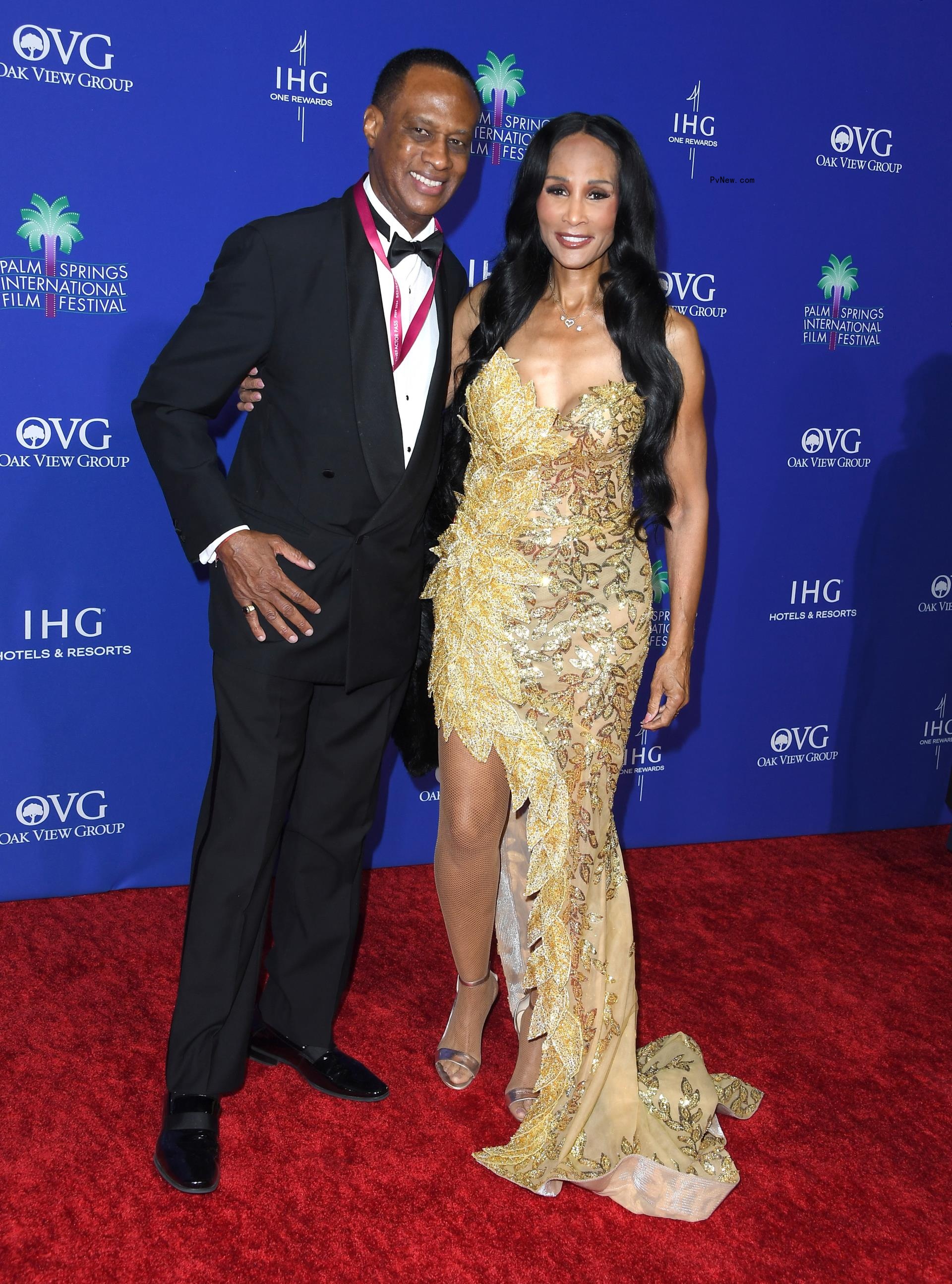 Brian Maillian and Beverly Johnson