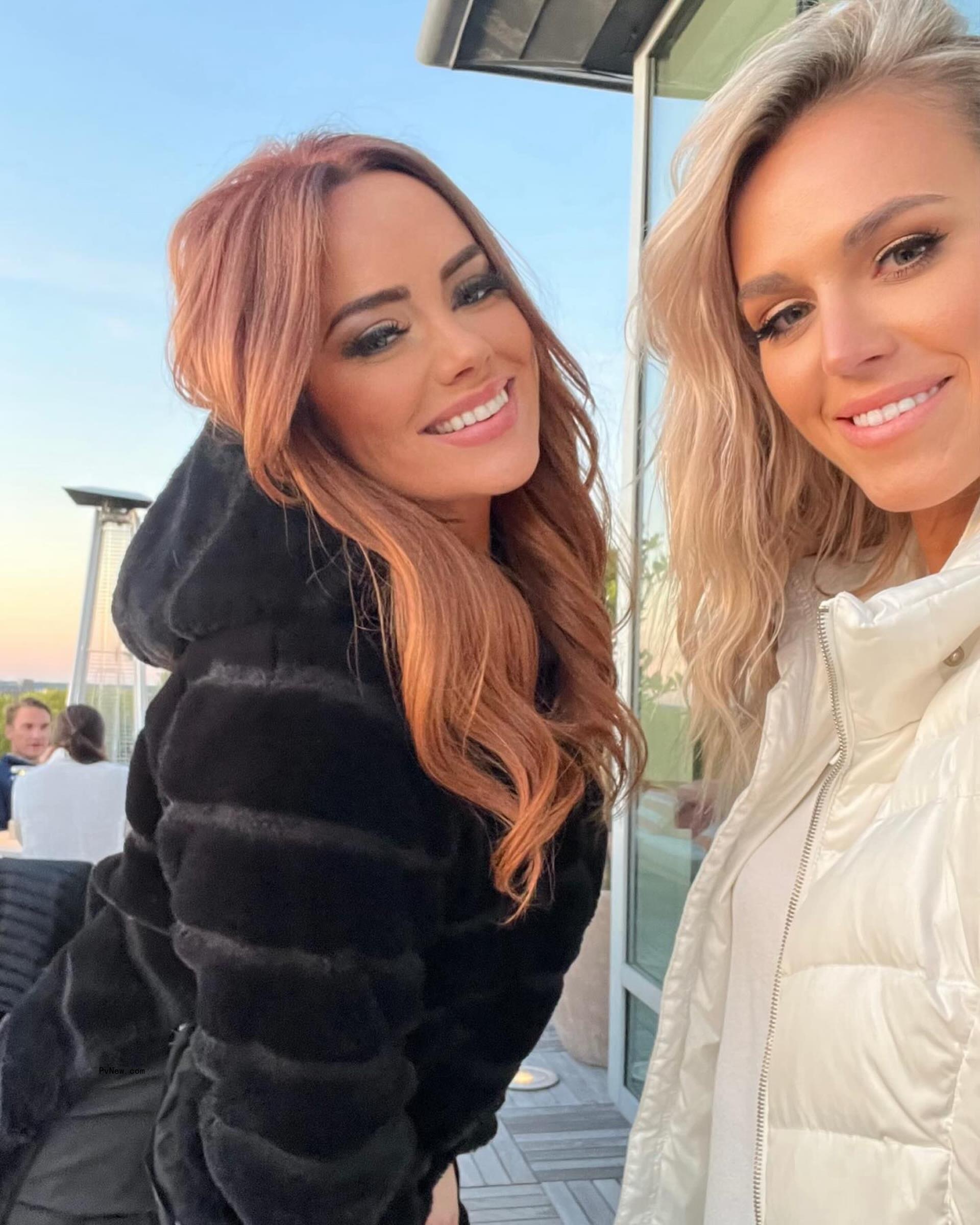 A selfie of Kathryn Dennis and Olivia Flowers