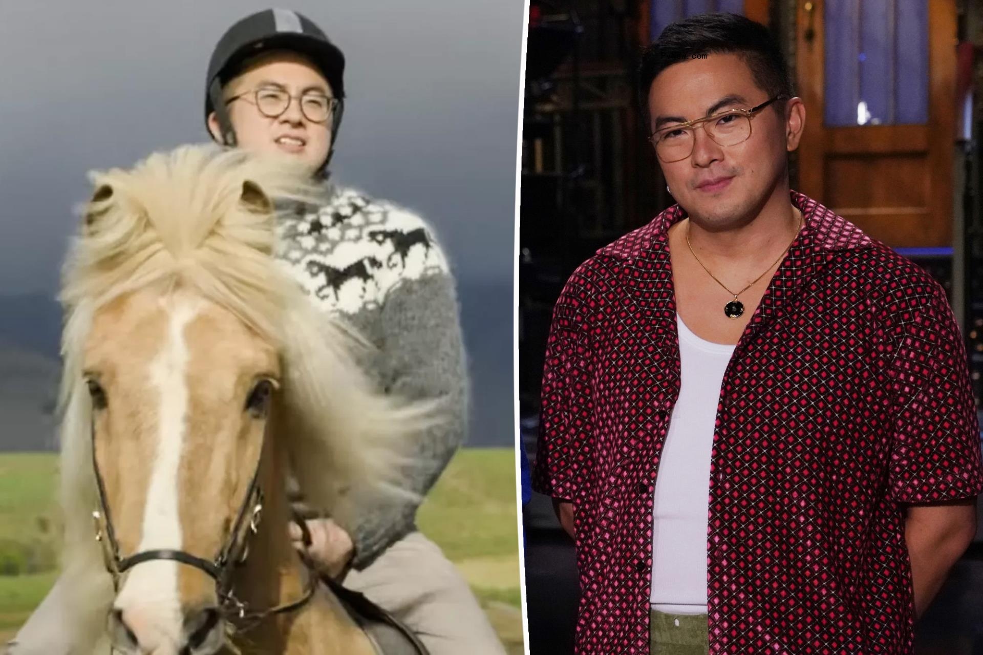 Bowen Yang reveals he ‘almost died’ riding a horse while filming in Iceland