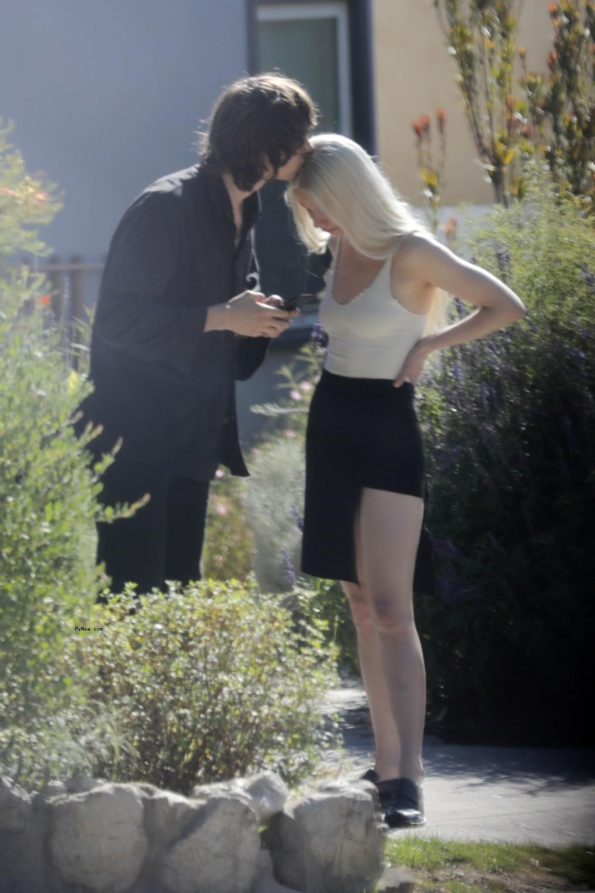 Malcolm McRae comforting wife Anya Taylor-Joy.