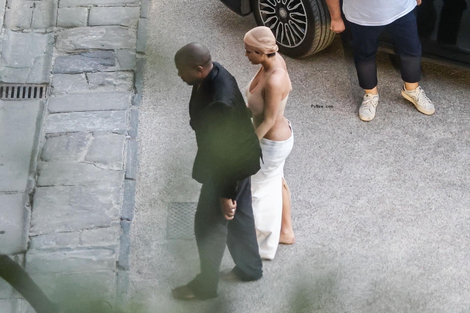 Kanye West and Bianca Censori