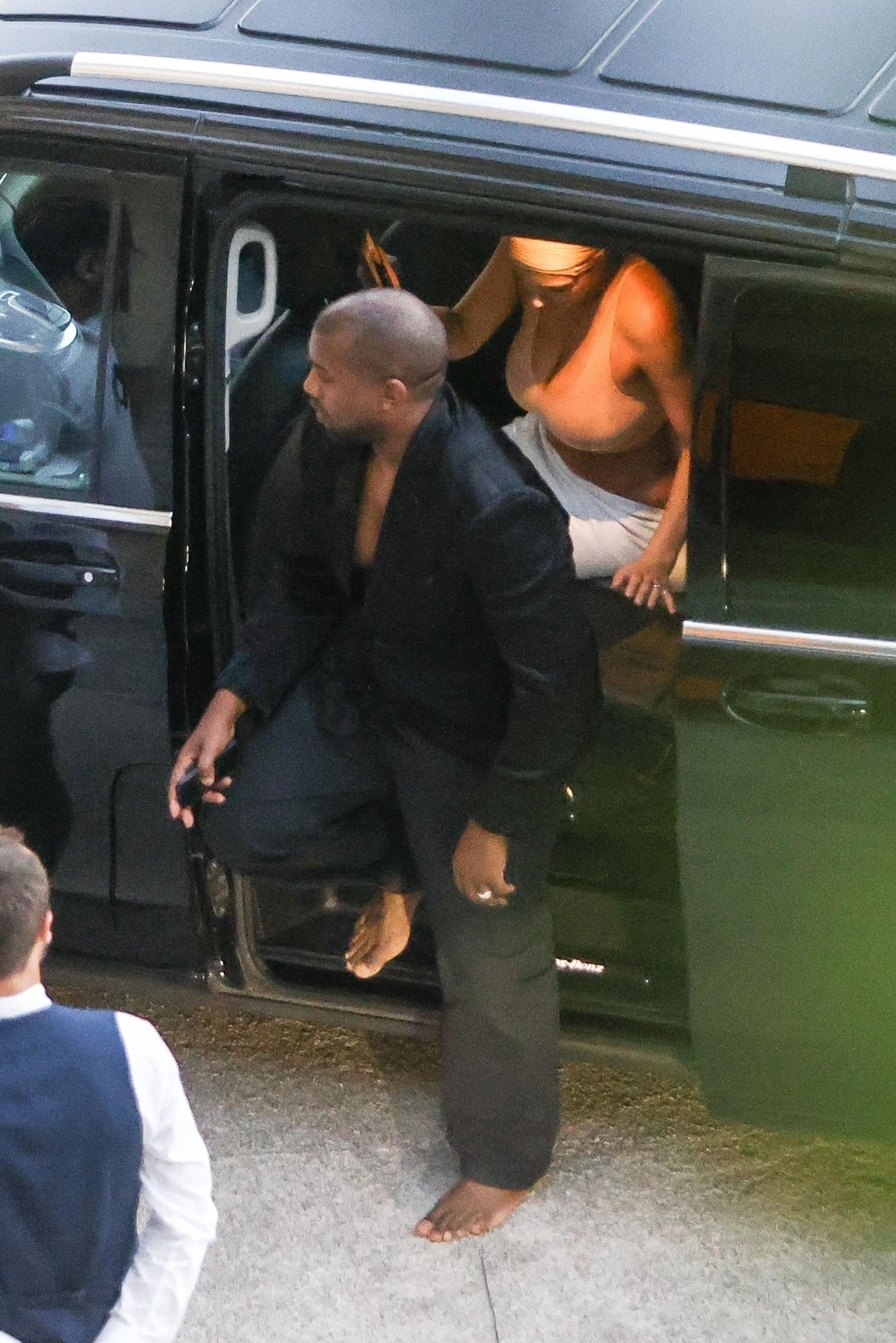 Kanye West and Bianca Censori