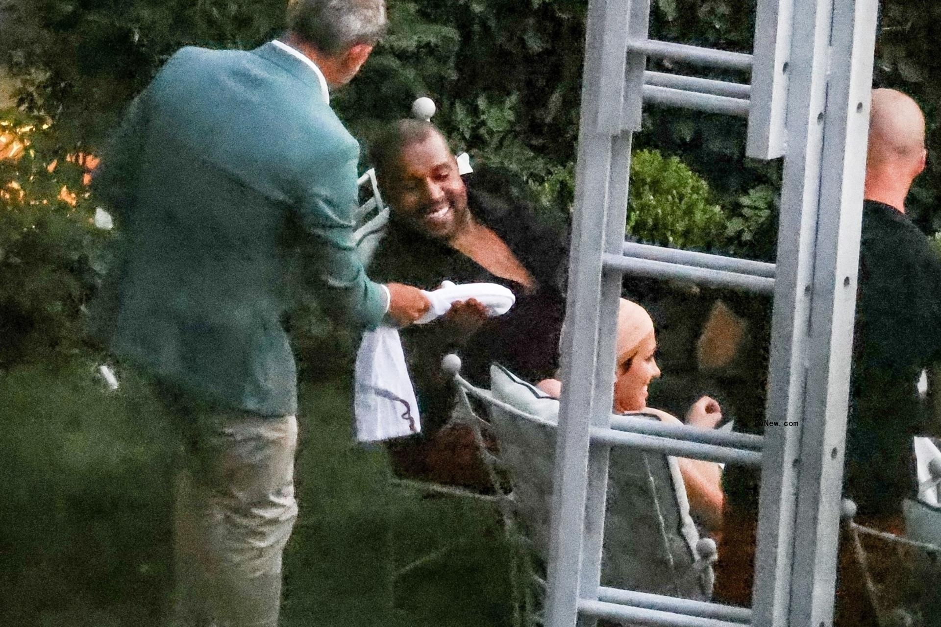 Kanye West goes barefoot as ‘wife’ Bianca leaves little to imagination in sheer bra