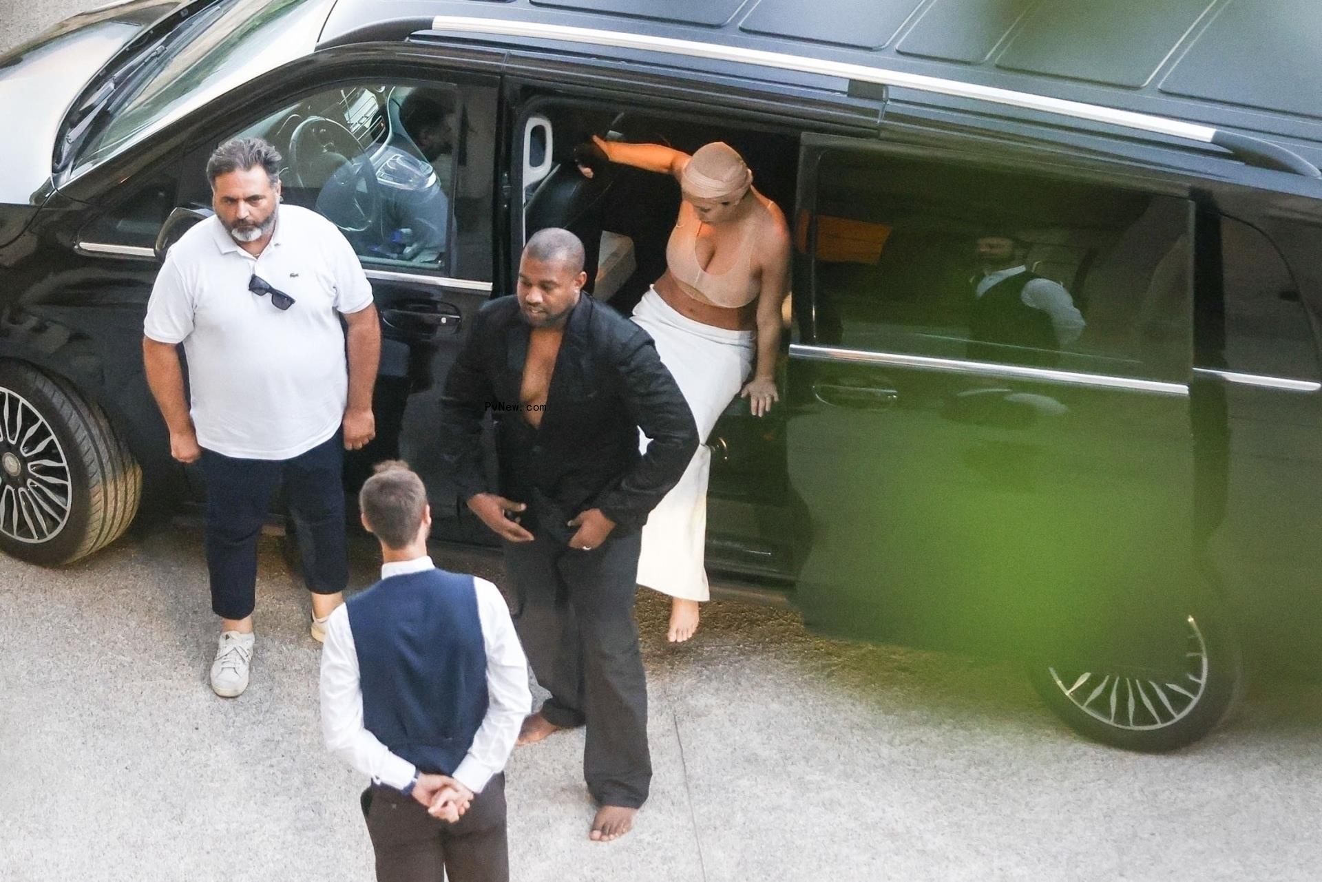 Kanye West and Bianca Censori