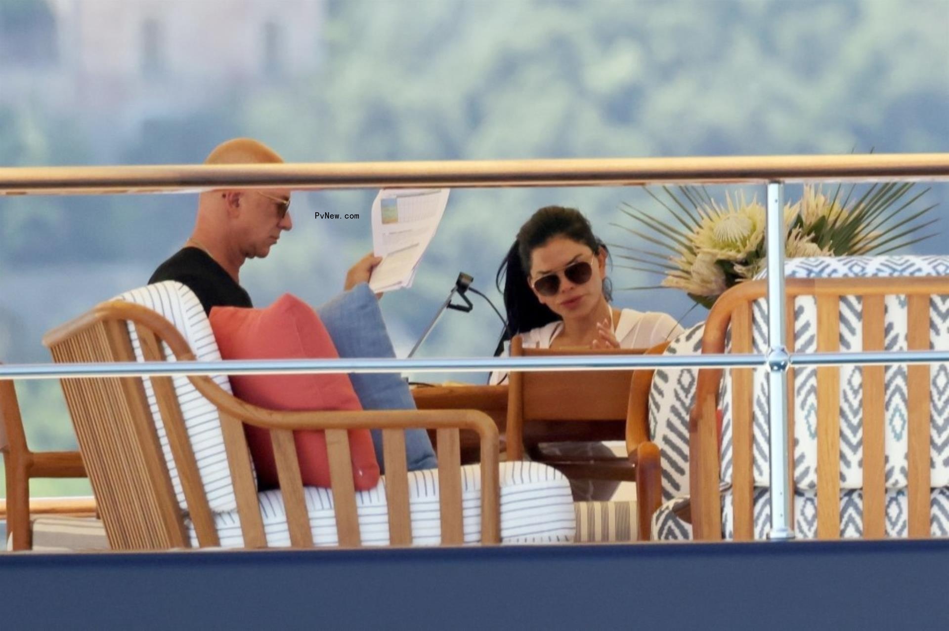 Jeff Bezos, Lauren Sánchez get back to work on $500M yacht after star-studded engagement party