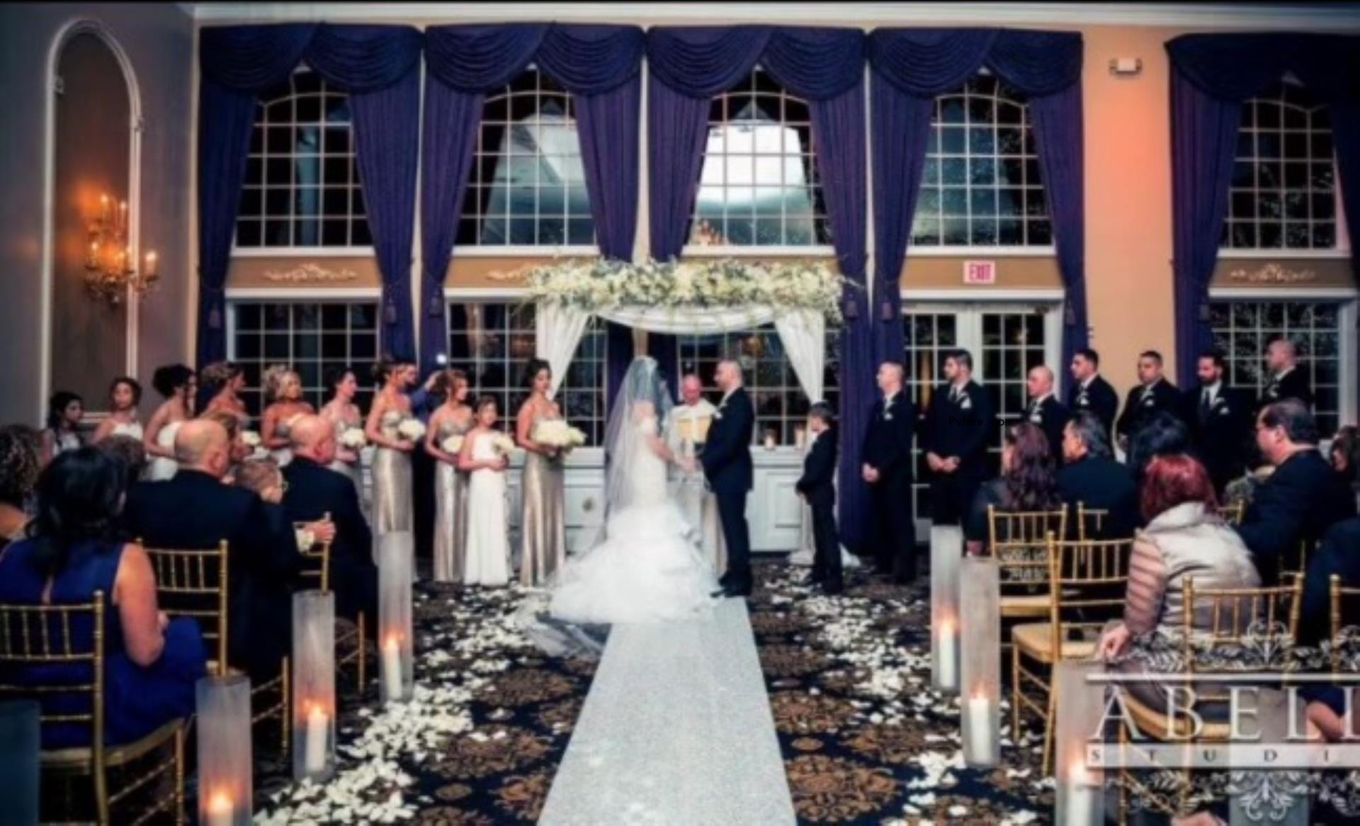 Rachel and John Fuda on their wedding day