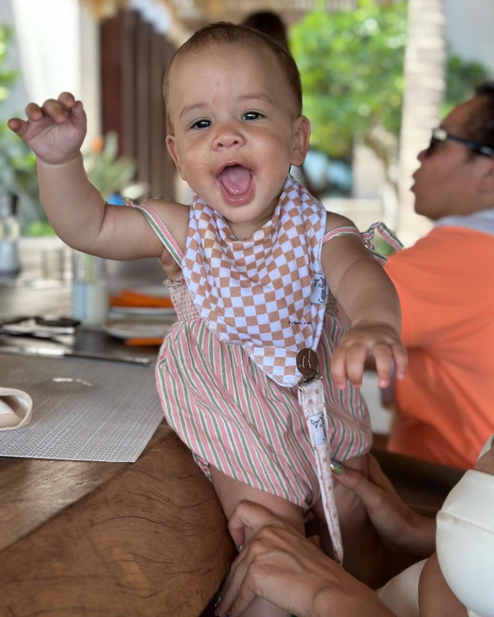 Chrissy Teigen and daughter Esti