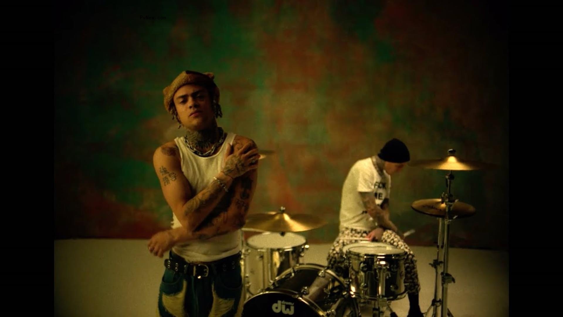 Travis Barker and Pardyalone