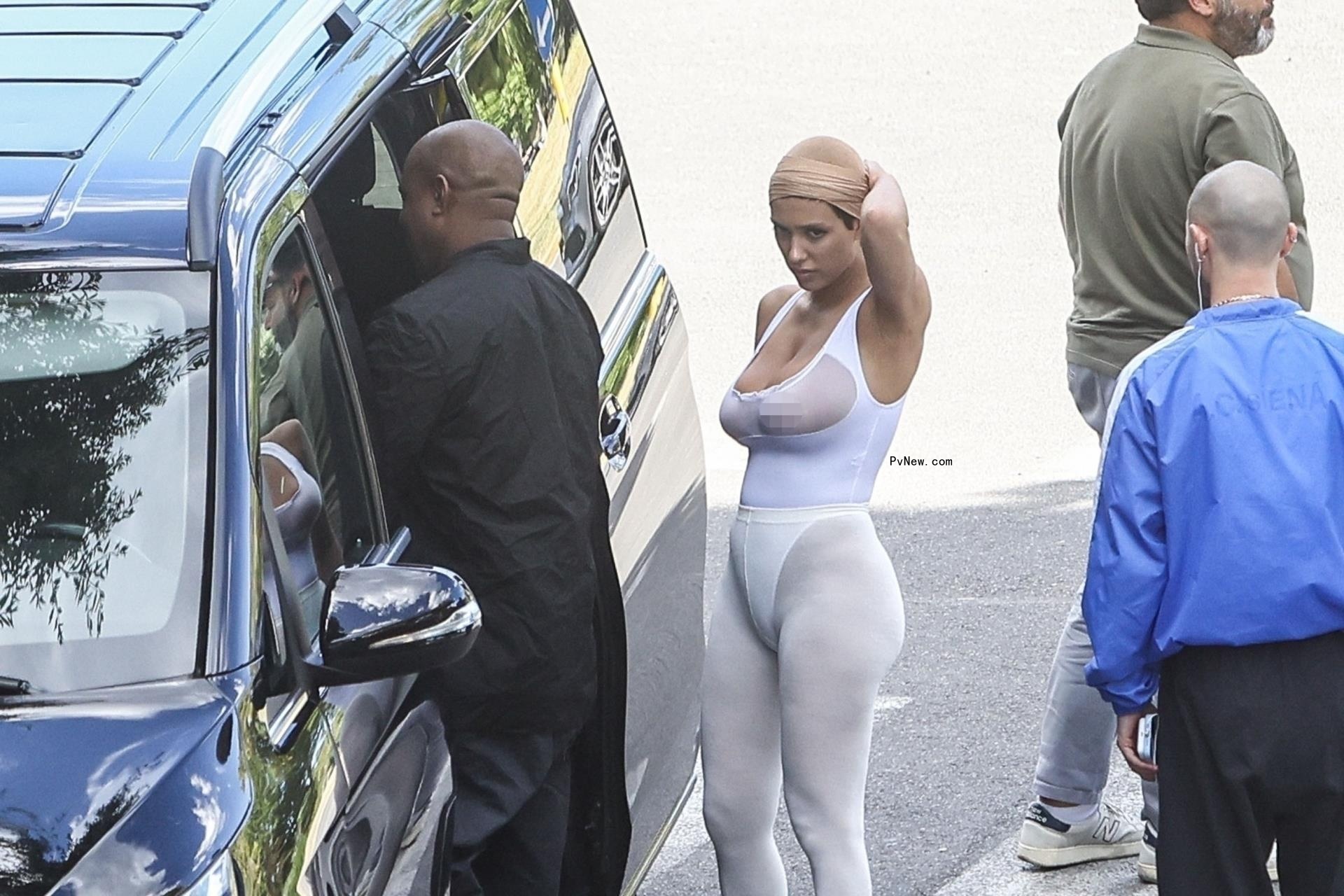 Kanye West and Bianca Censori
