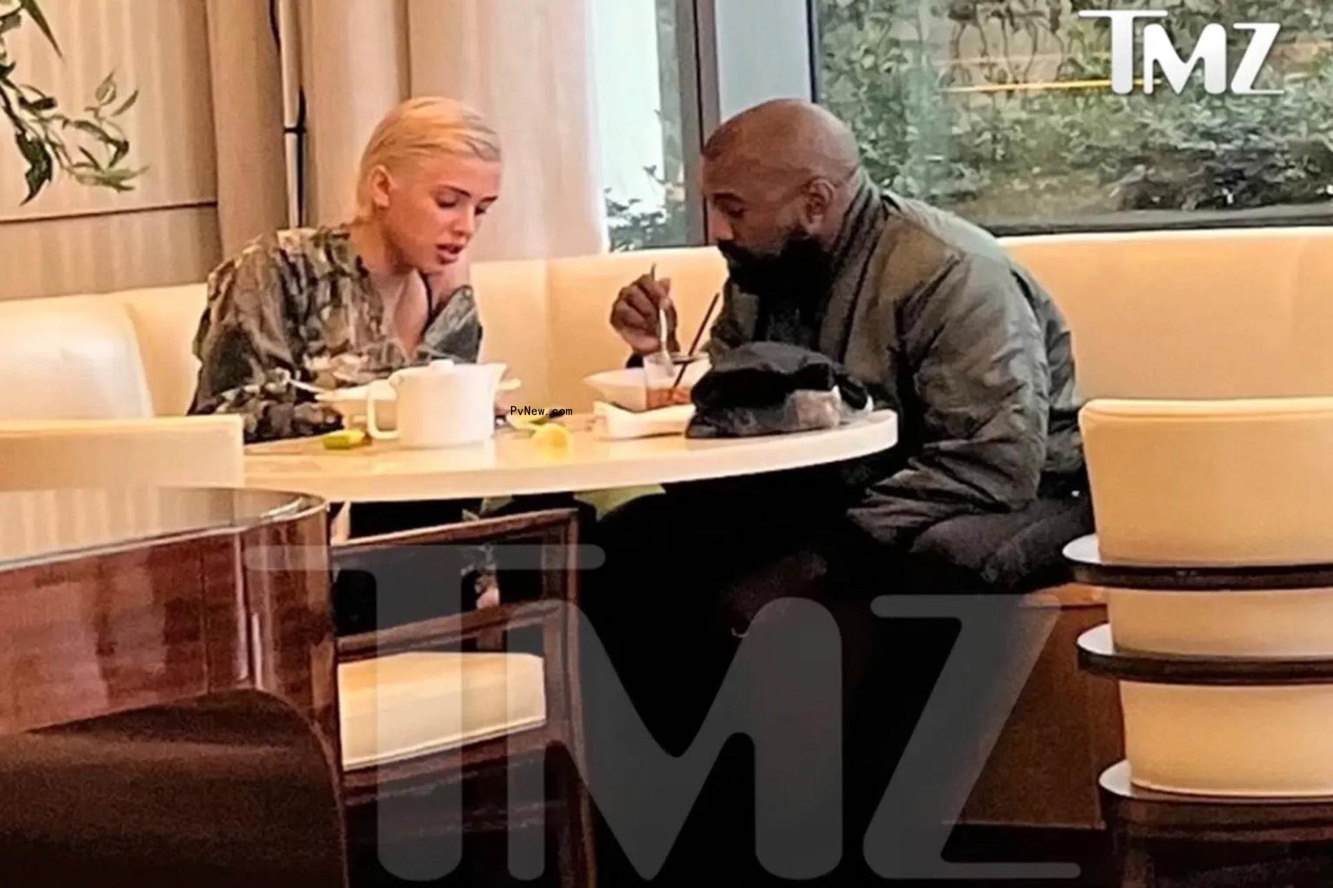 Bianca Censori and Kanye West