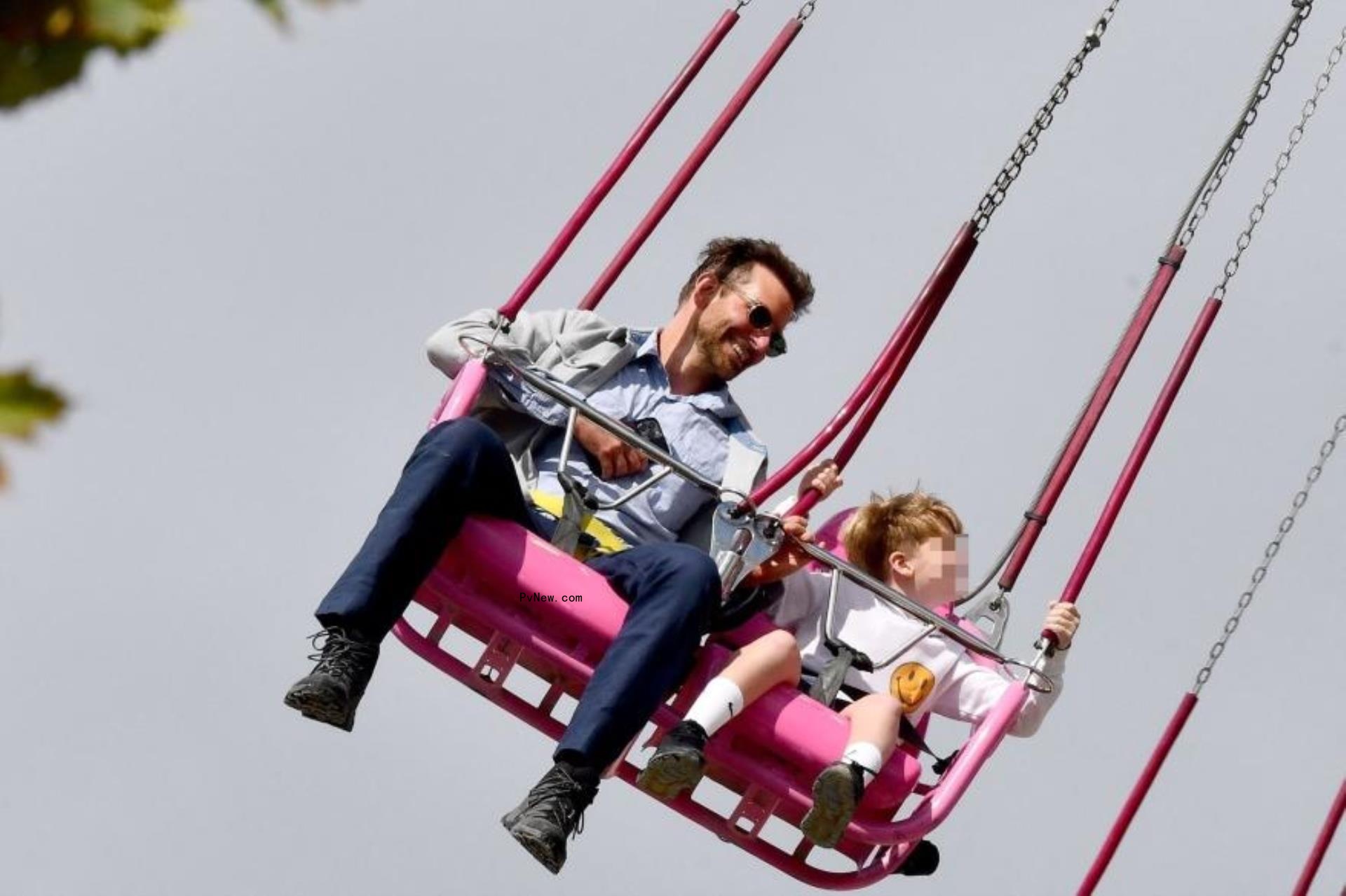 Bradley Cooper at fair with daughter