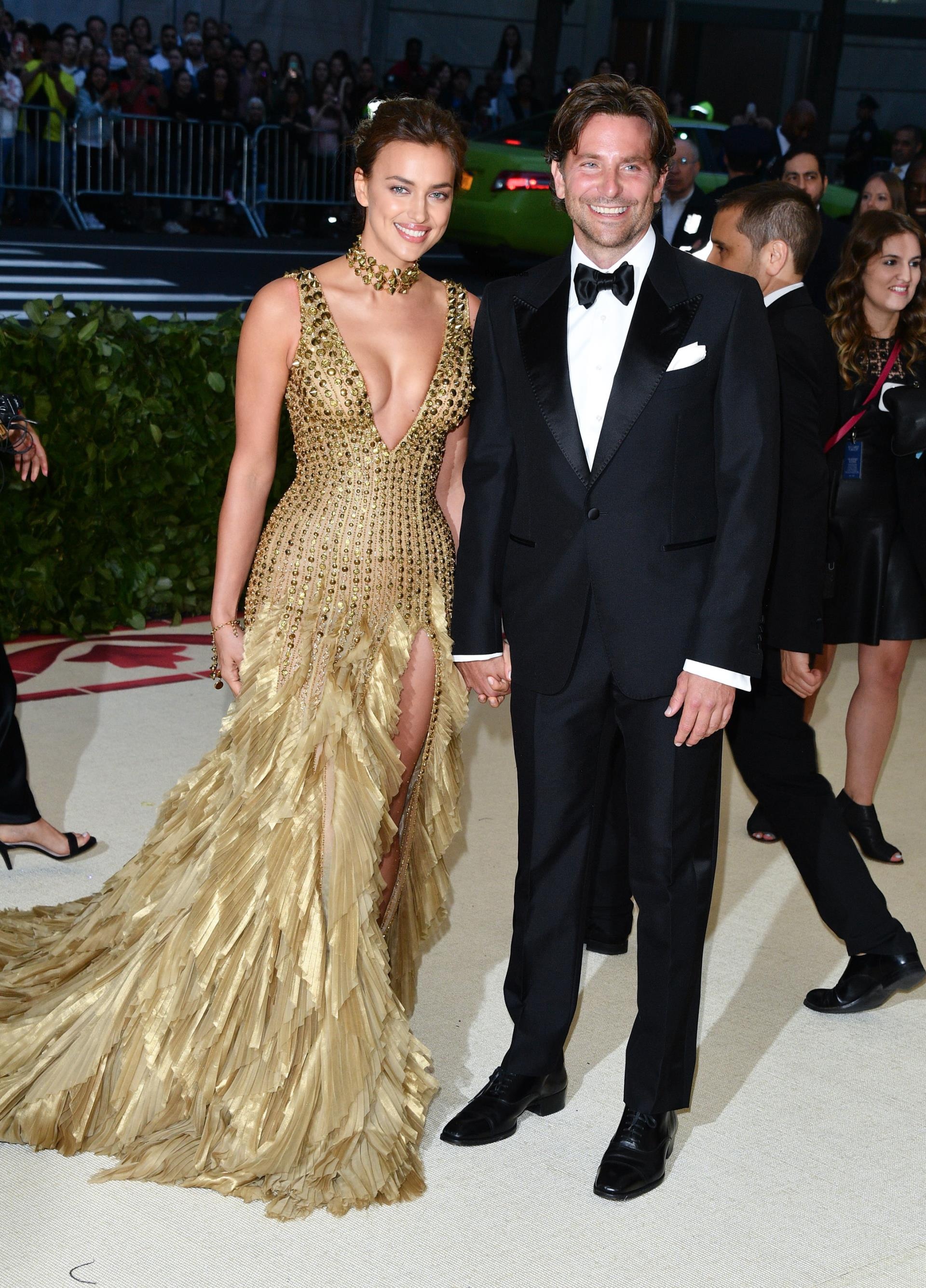 Irina Shayk and Bradley Cooper at 2018 Met Gala