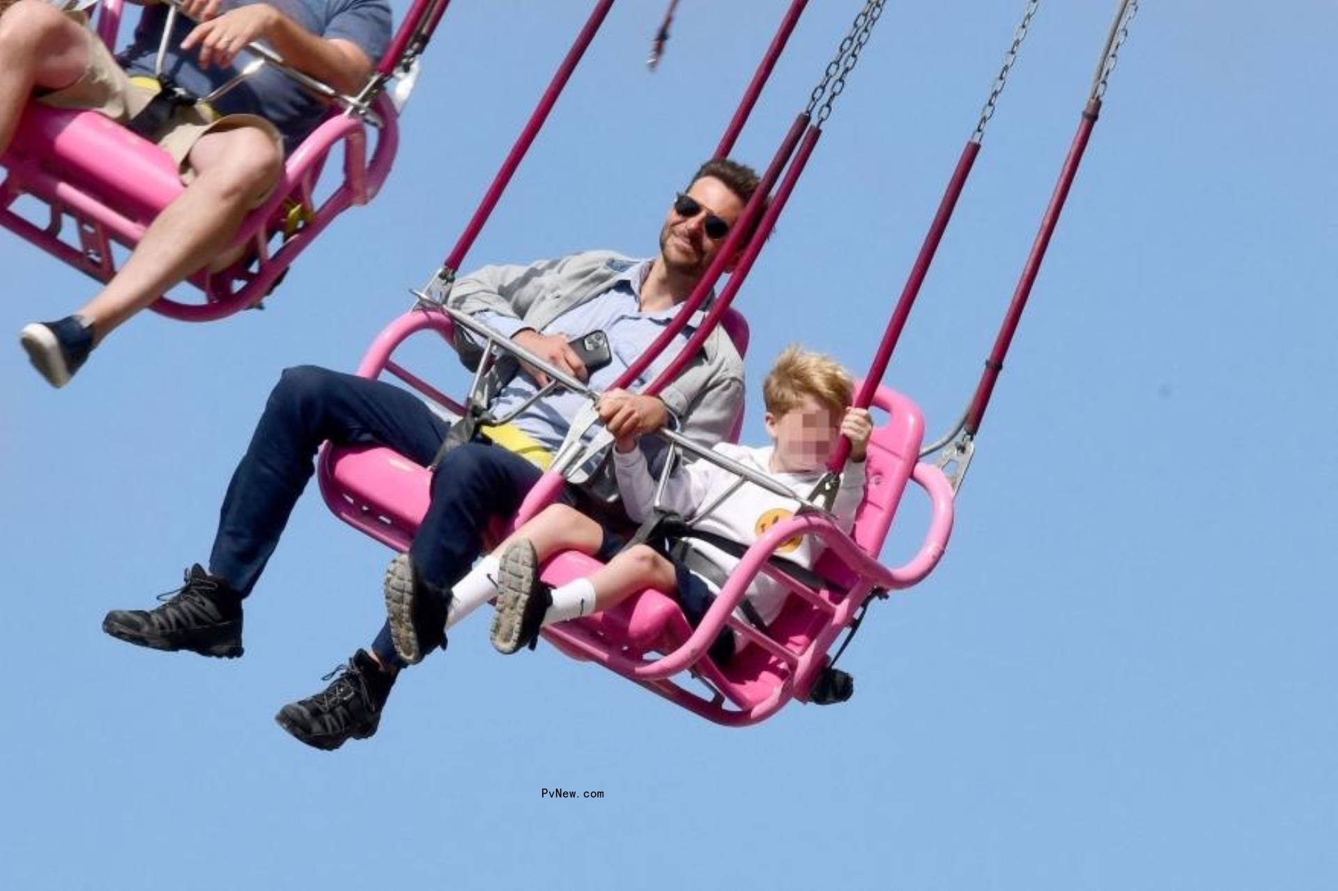 Bradley Cooper at fair with daughter