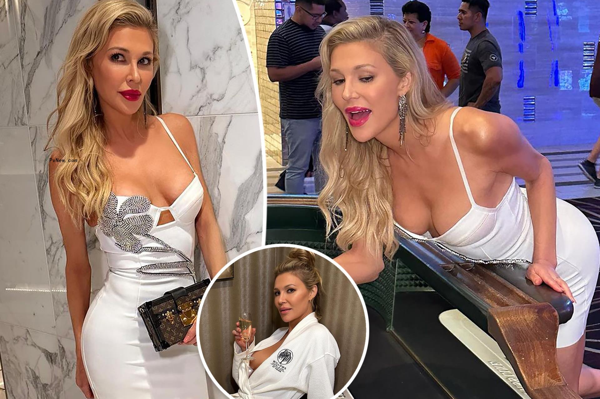 Brandi Glanville risks a nip slip in sexy new photos from ‘amazing’ getaway