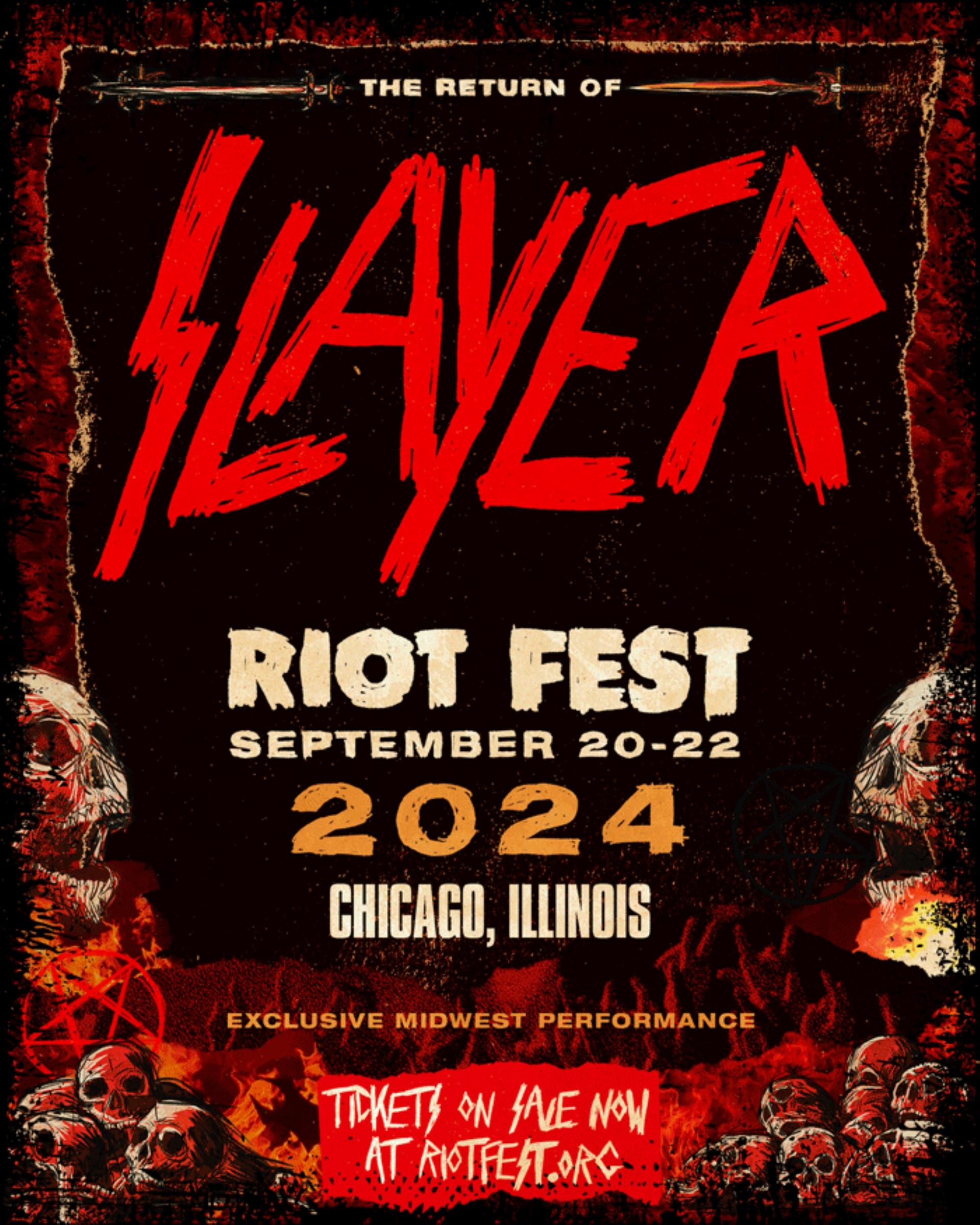 Slayer to Reunite for Two Festival Dates — and More?