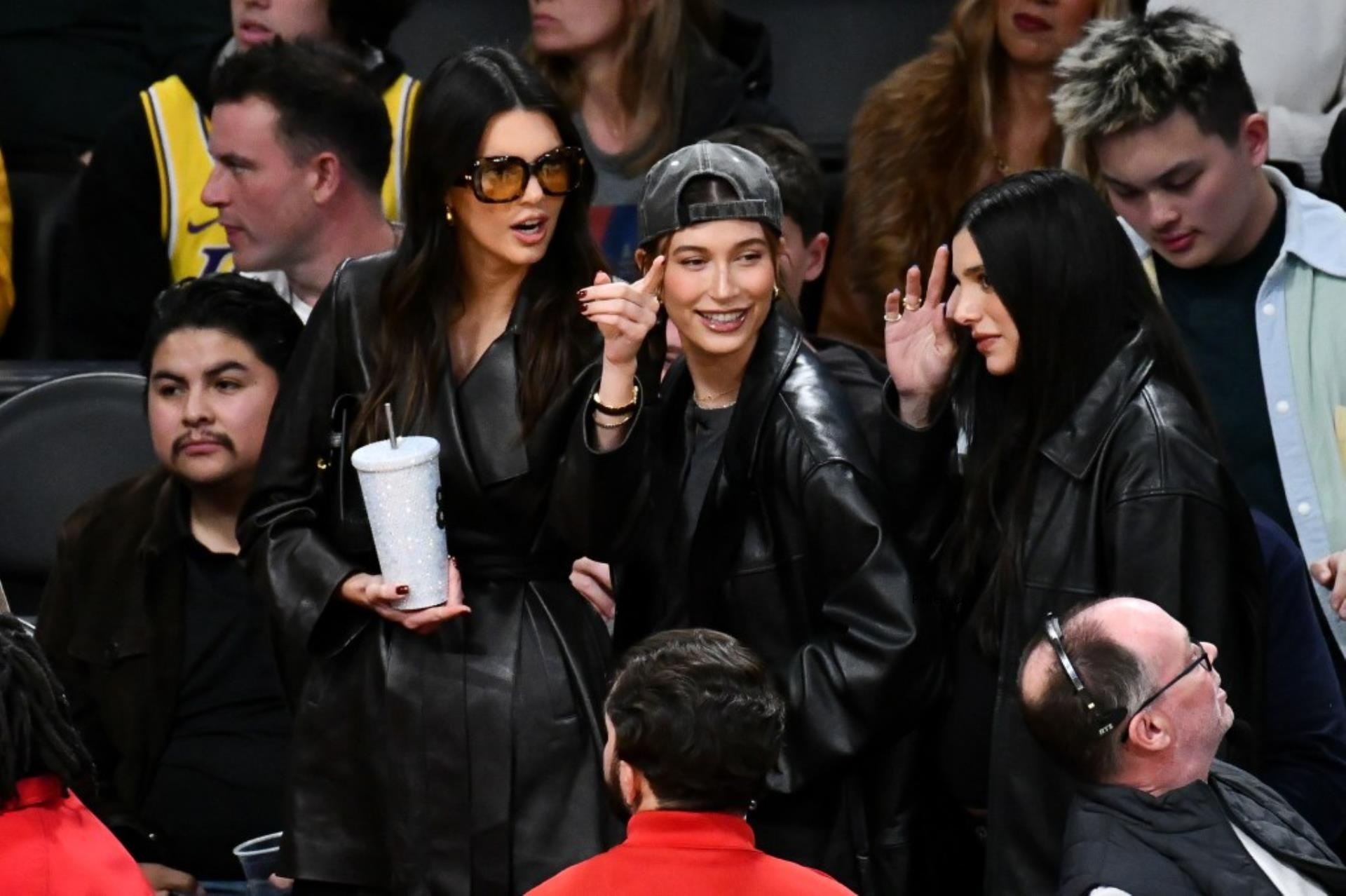Kendall Jenner and Hailey Bieber