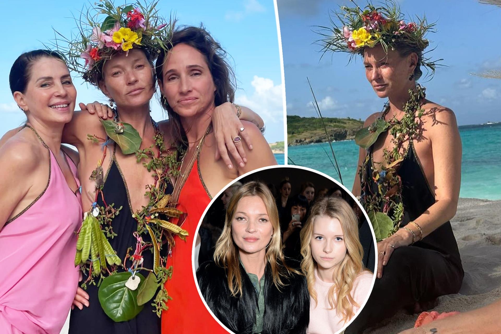 Kate Moss goes on alcohol-free trip for 50th birthday after feeling ‘mortified’ over sister Lottie’s drug addiction