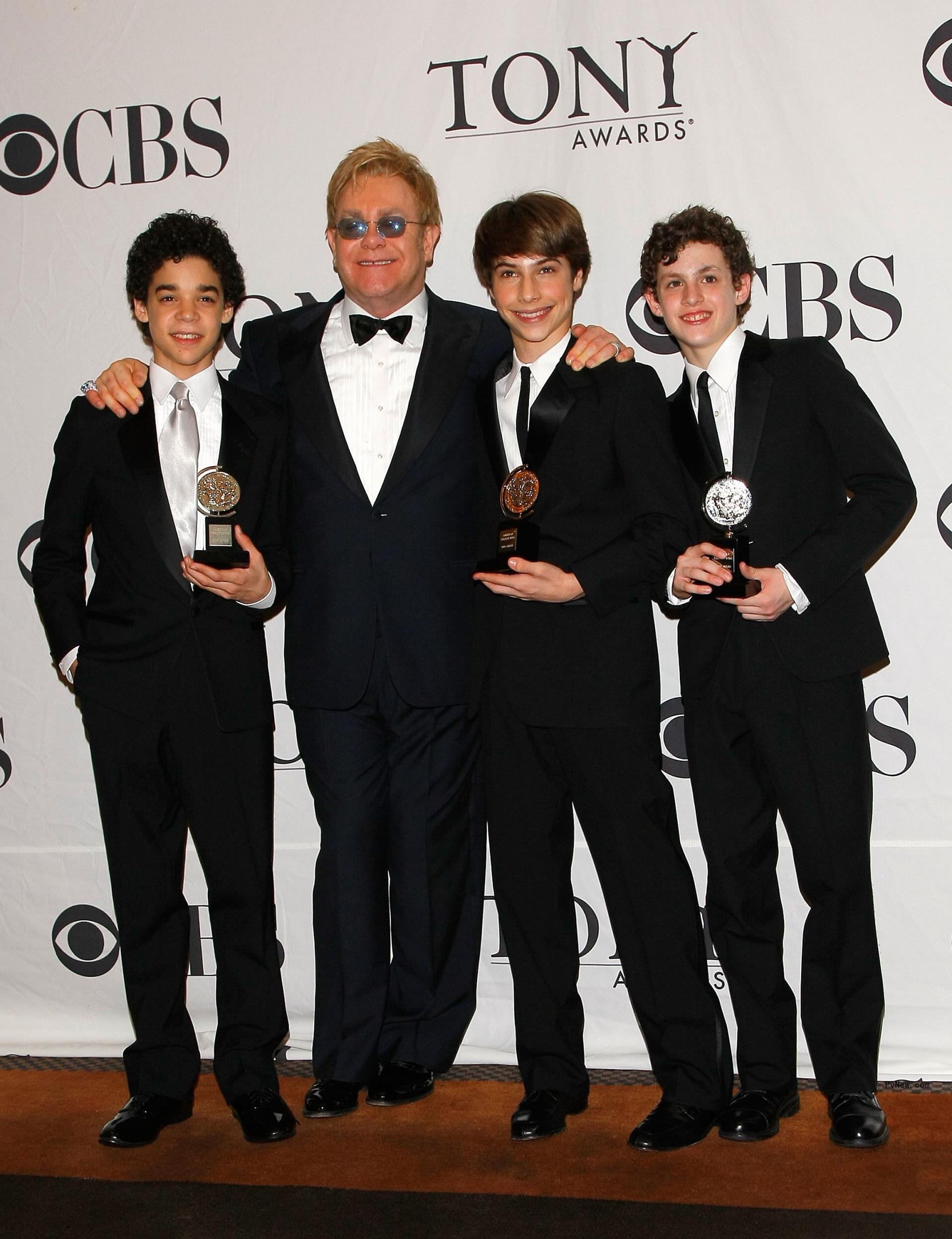 David Alvarez, Elton John, Kiril Kulish and Trent Kowalik