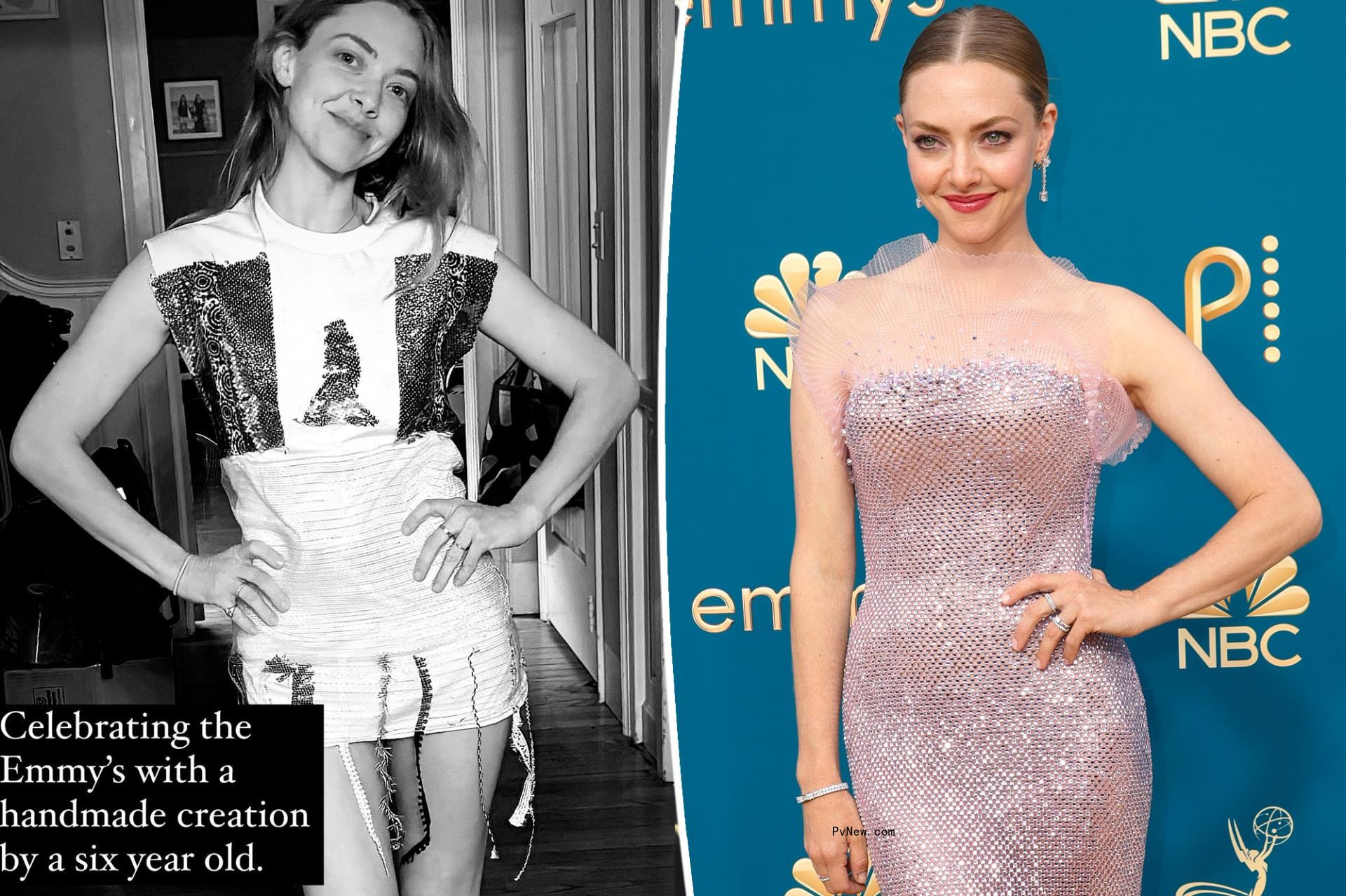 Amanda Seyfried models dress made by 6-year-old daughter as she skips 2024 Emmys