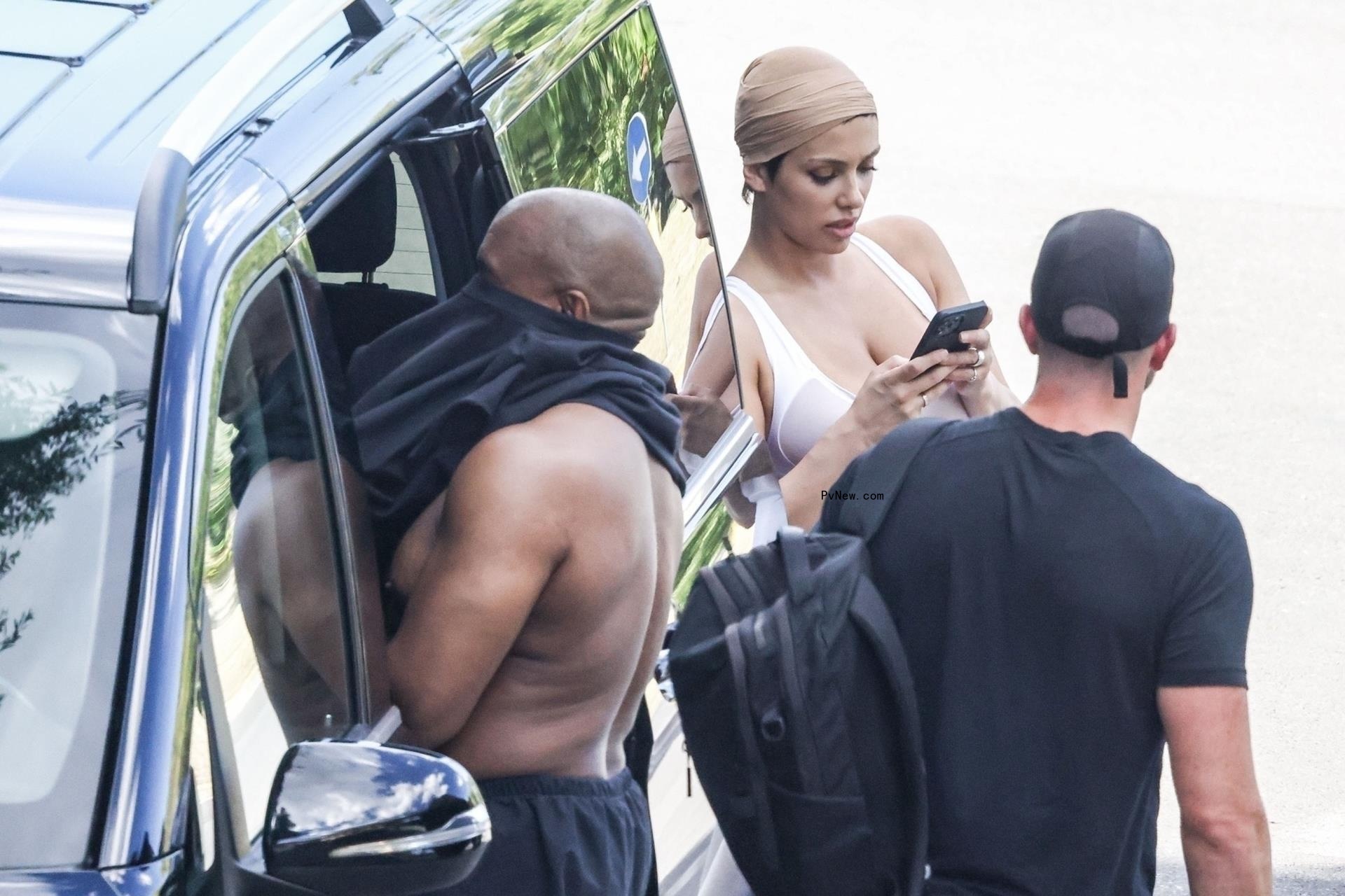 Kanye West and Bianca Censori