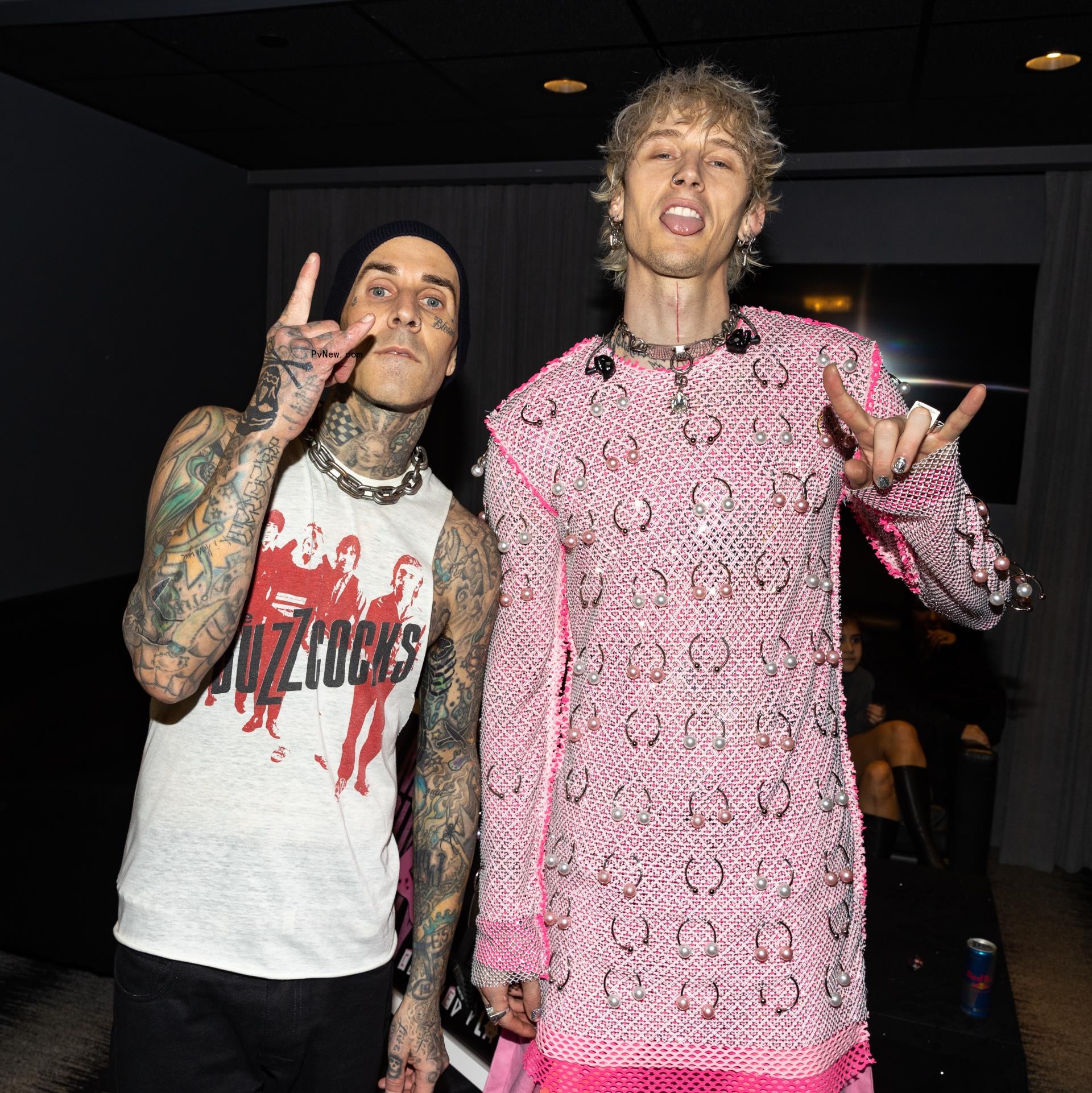 Halsey and Machine Gun Kelly Trade Musical Touchdowns at Opening Night of Super Bowl Music Fest